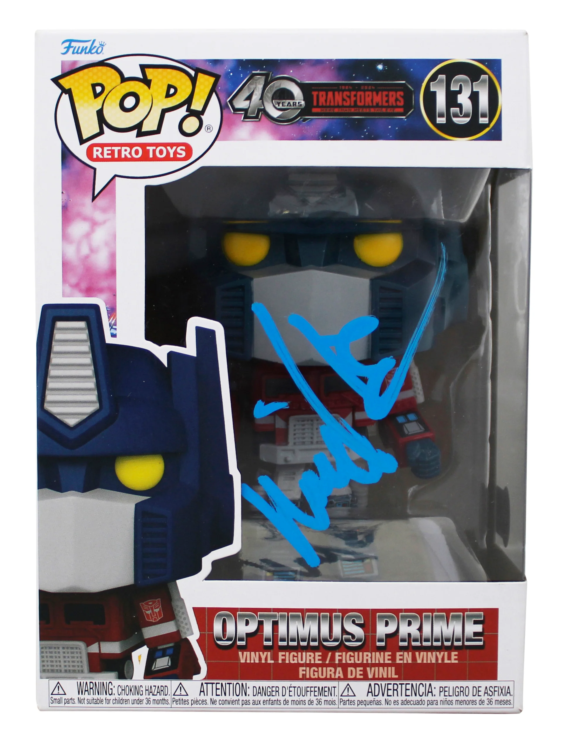 Michael Bay Transformers Signed Optimus Prime #131 Funko Pop Figure BAS #BT57784 - Image 2