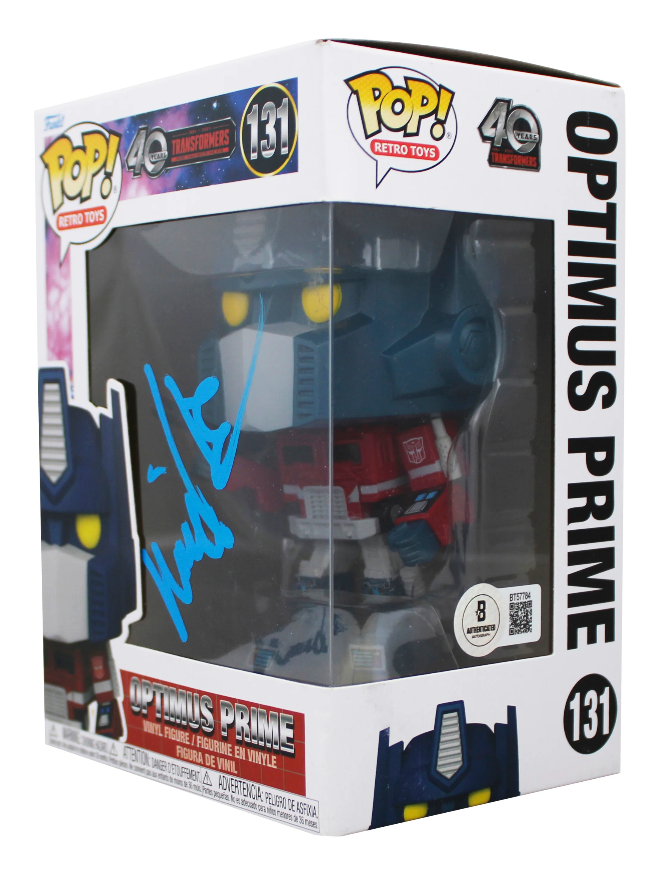 Michael Bay Transformers Signed Optimus Prime #131 Funko Pop Figure BAS #BT57784 - Image 3