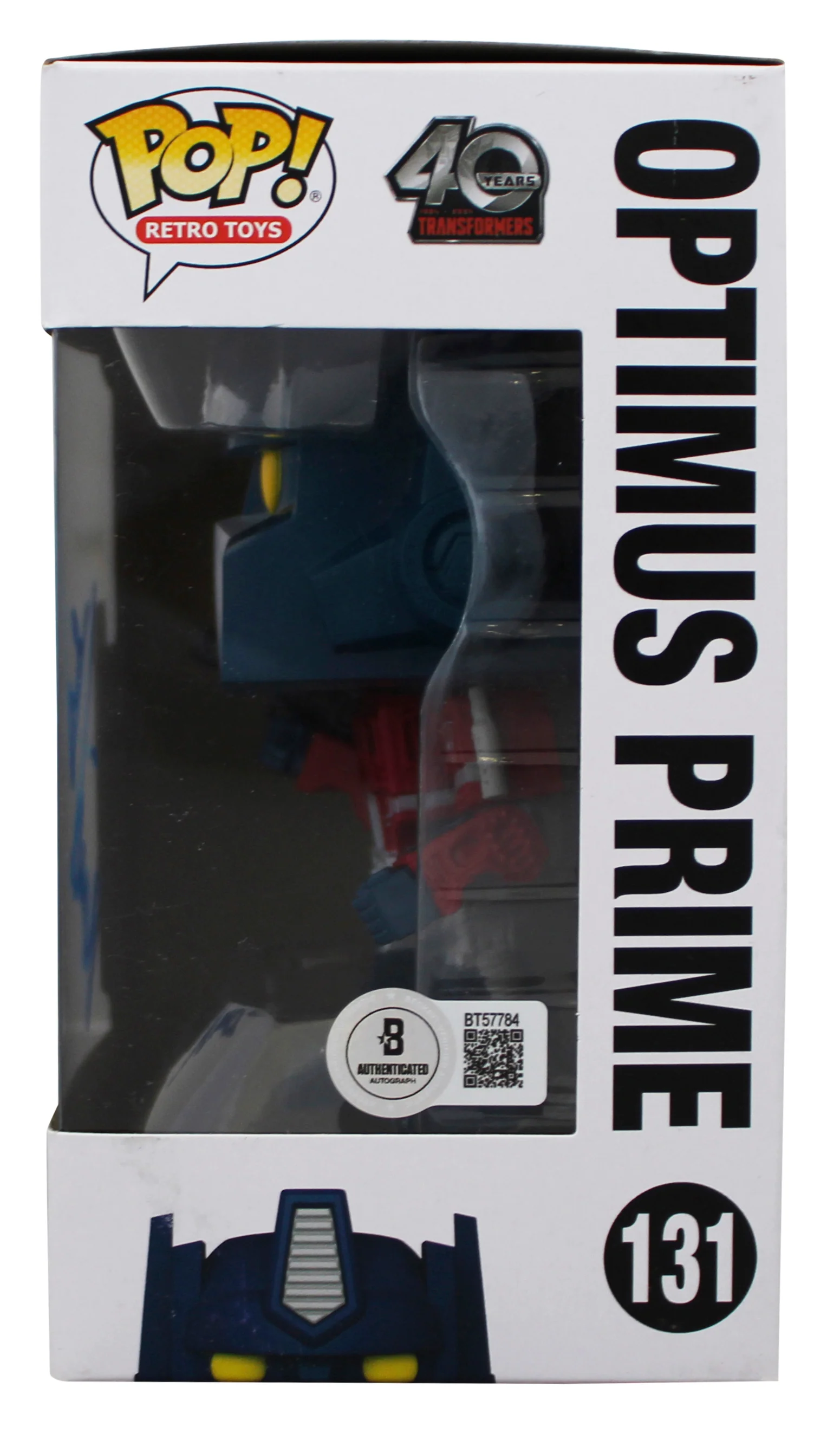 Michael Bay Transformers Signed Optimus Prime #131 Funko Pop Figure BAS #BT57784 - Image 4
