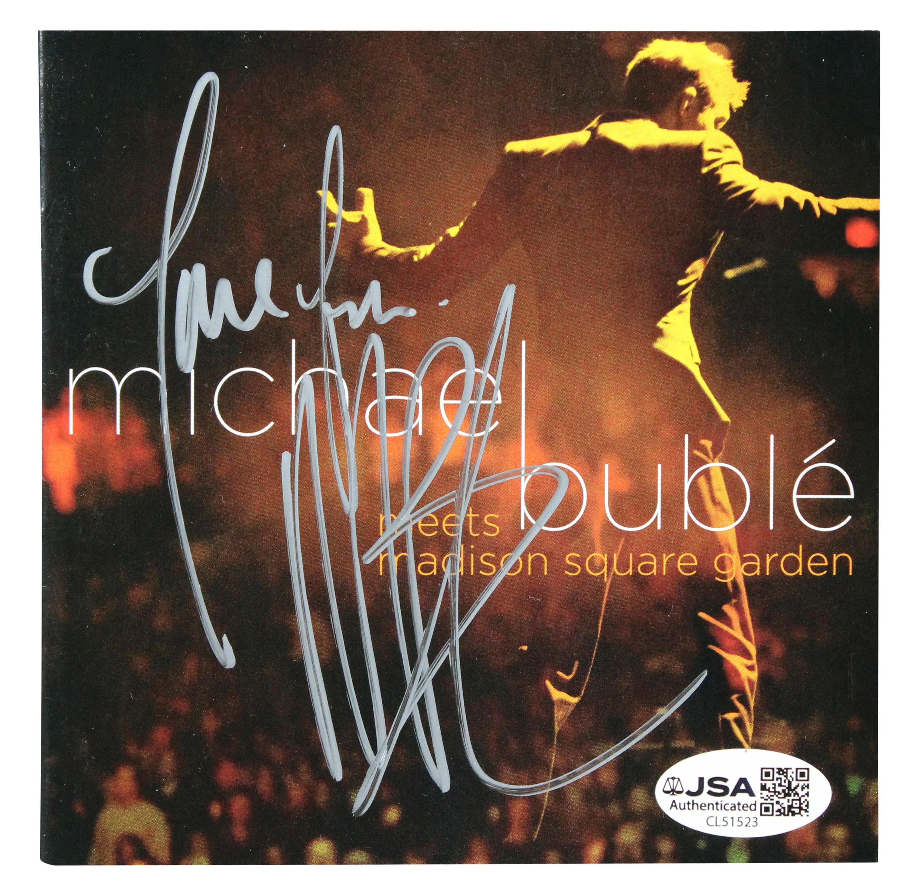 Michael Buble Signed Michael Buble Meets Madison Square Garden CD Booklet JSA - Image 3