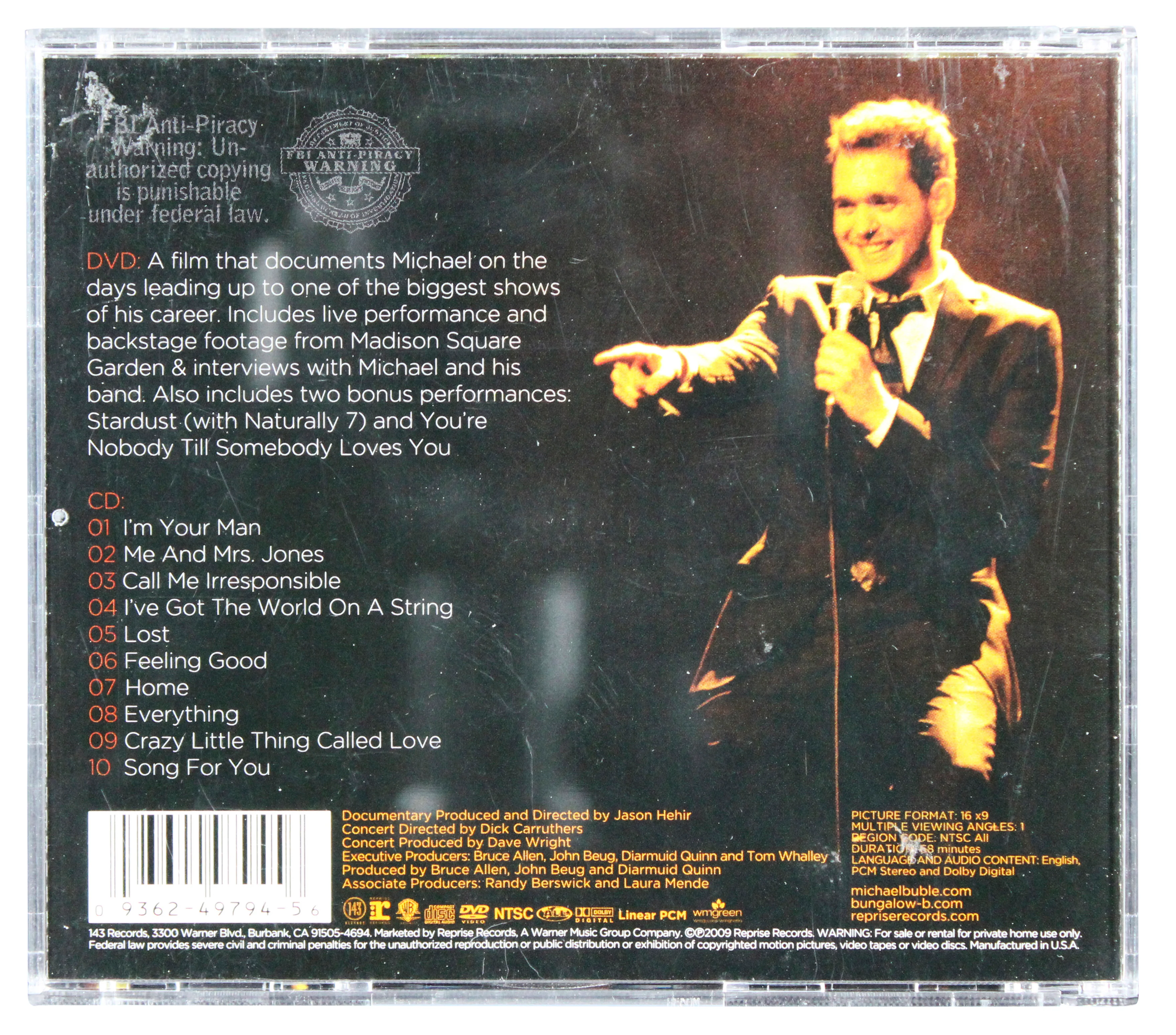 Michael Buble Signed Michael Buble Meets Madison Square Garden CD Booklet JSA - Image 5