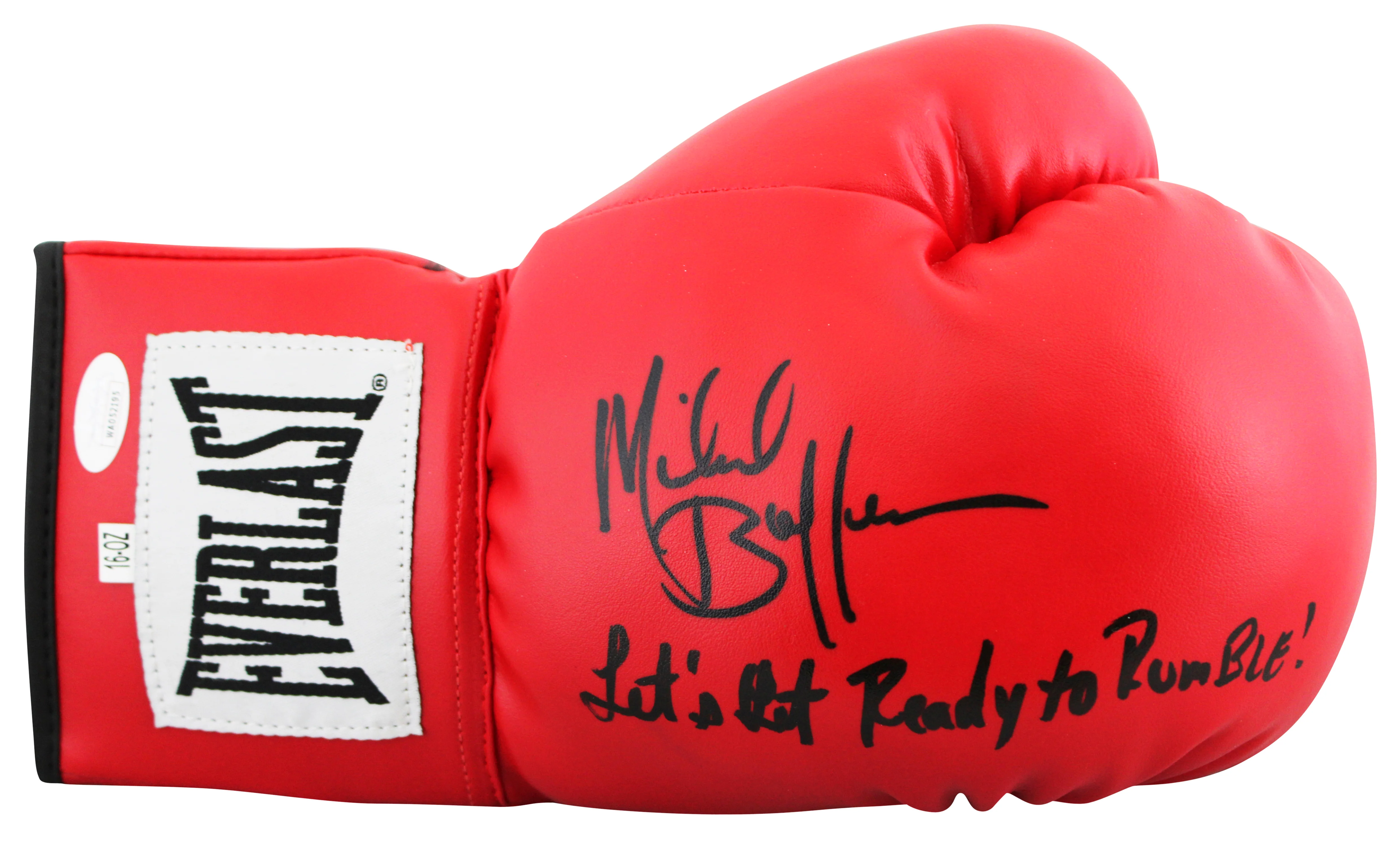Michael Buffer "Let's Get Ready to Rumble!" Signed Everlast Boxing Glove JSA Wit - Image 2