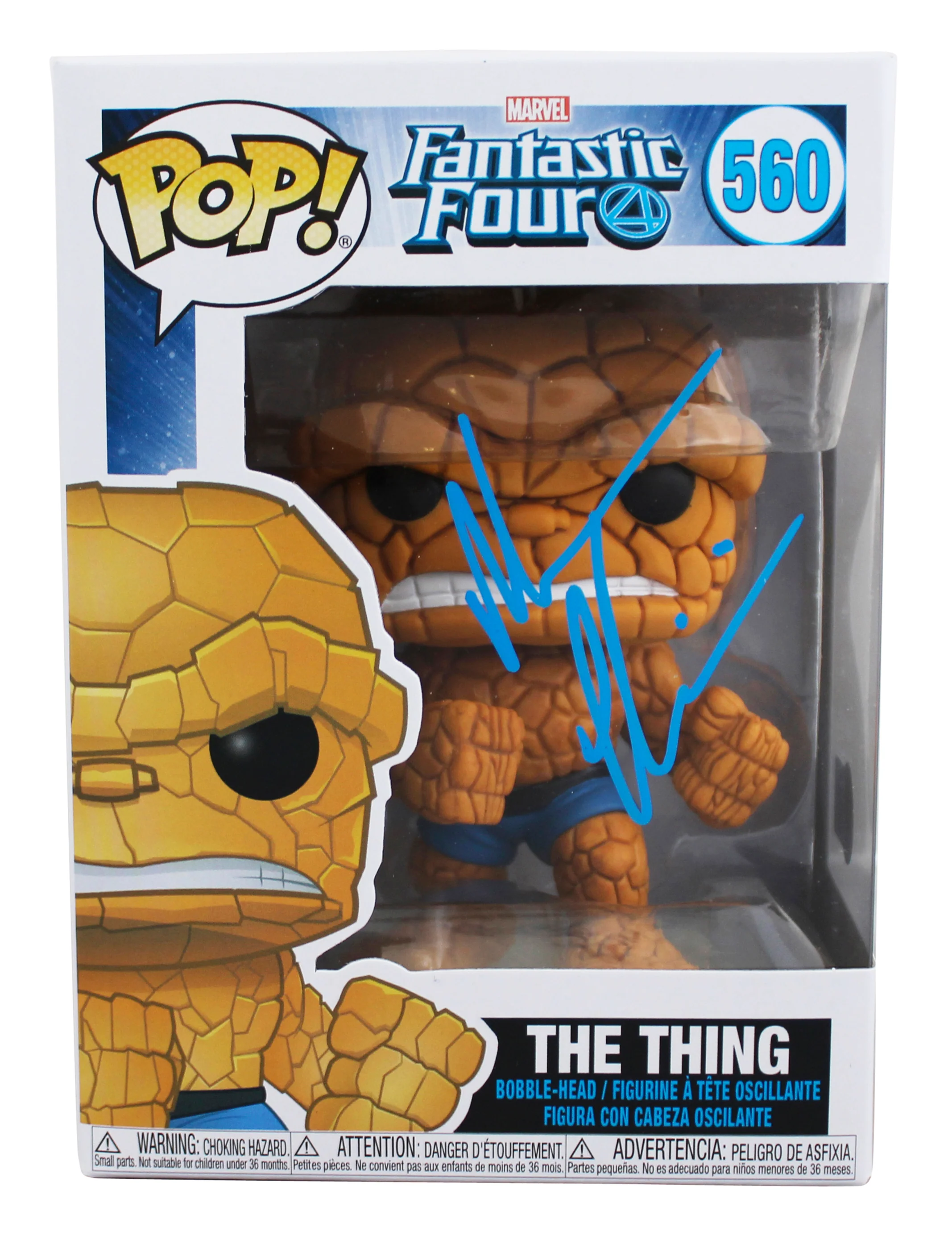 Michael Chiklis Fantastic Four Signed #560 Funko Pop Vinyl Figure BAS #BU82561 - Image 2