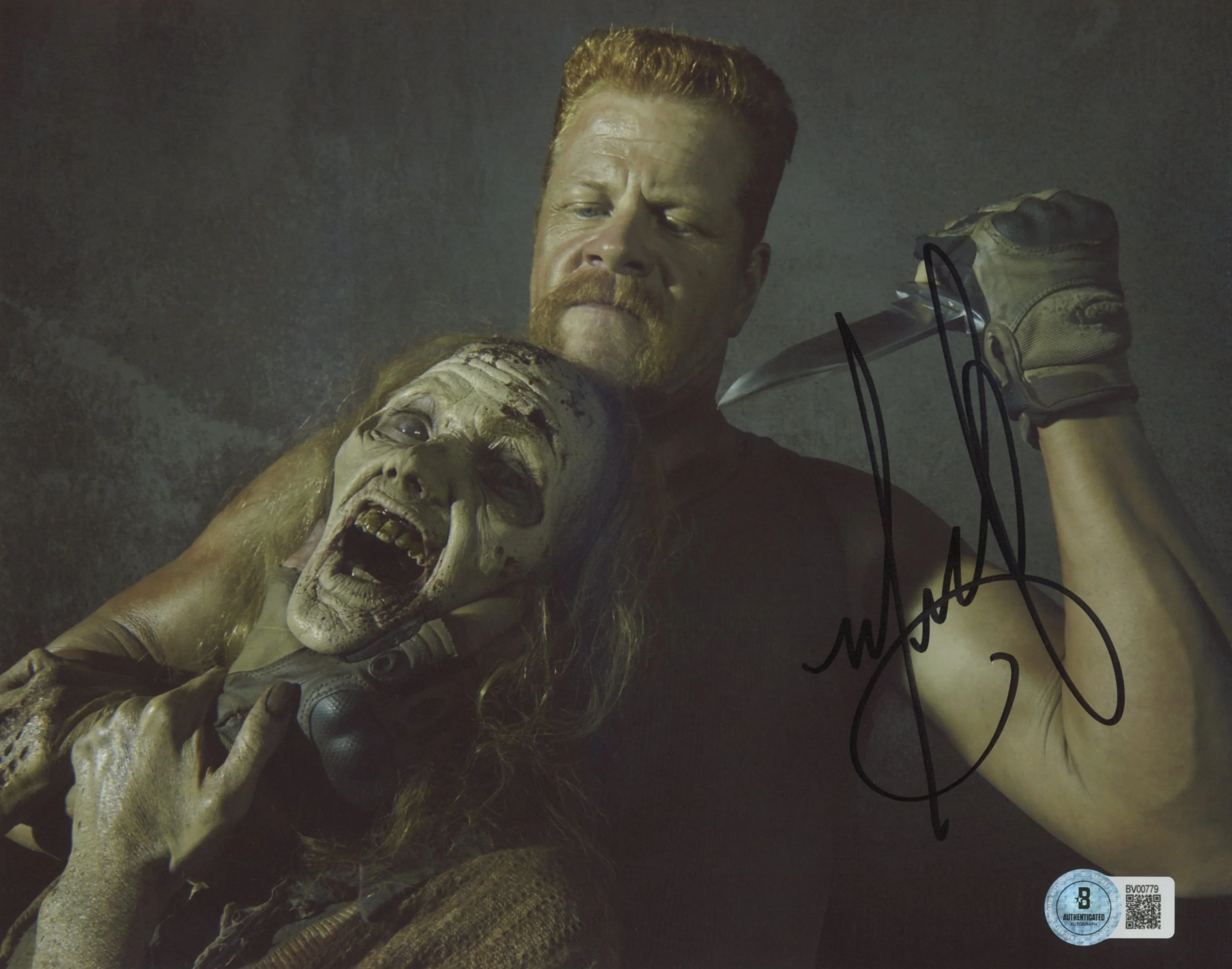 Michael Cudlitz The Walking Dead Authentic Signed 8x10 Photo BAS #BV00779 - Image 2