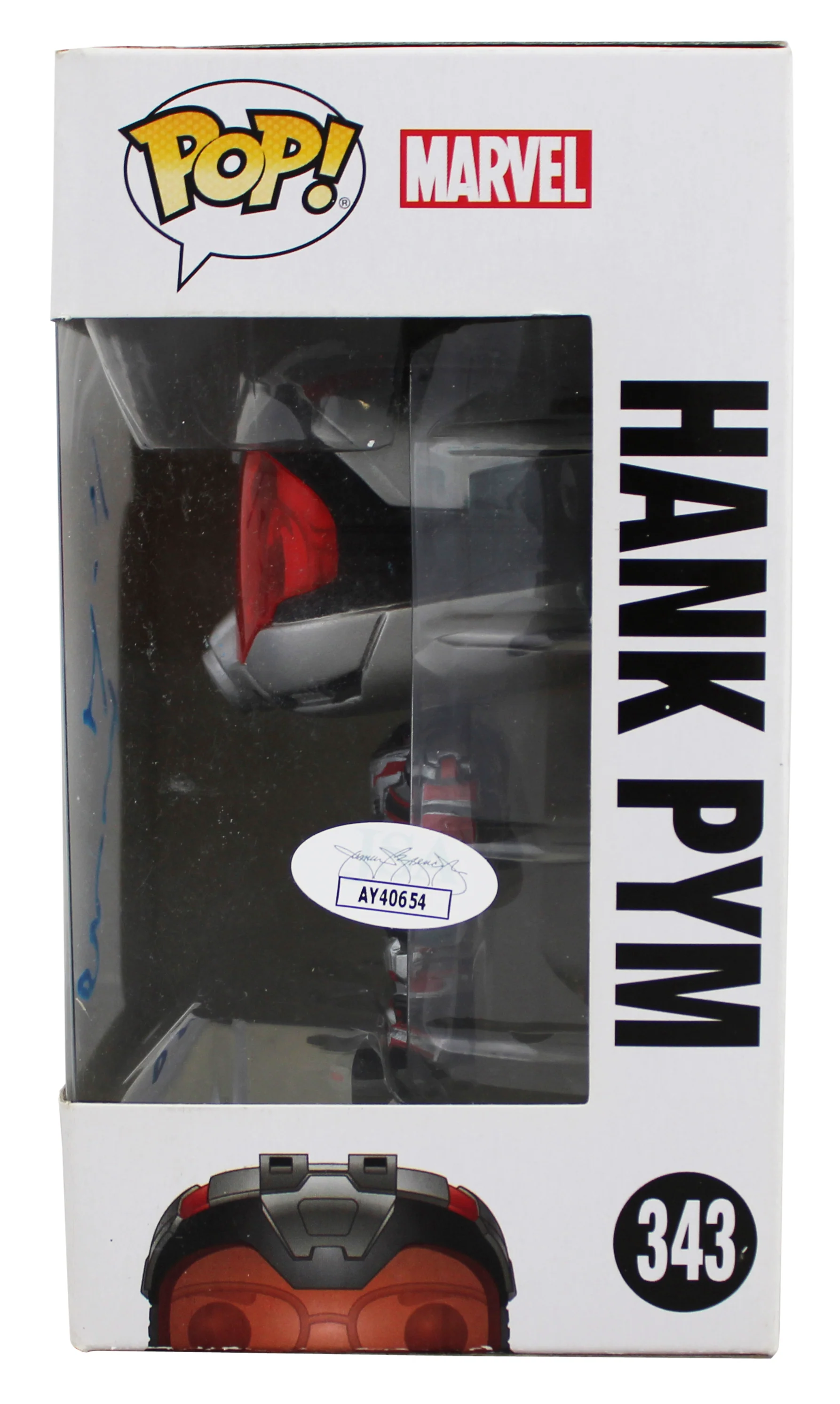 Michael Douglas Ant-Man Signed Hank Pym #343 Funko Pop Vinyl Figure JSA #AY40654 - Image 4