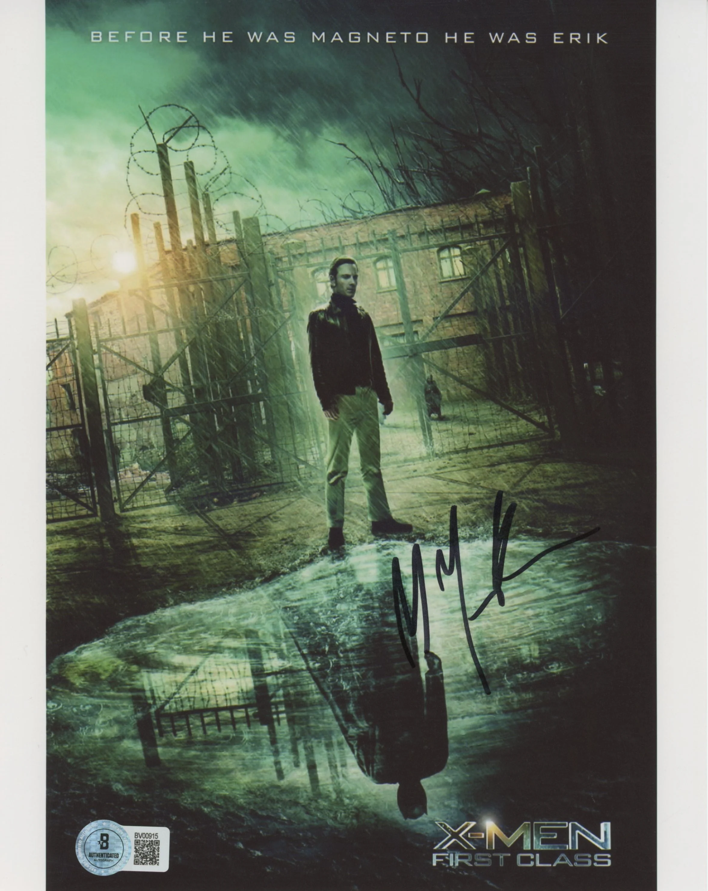 Michael Fassbender X-Men: First Class Authentic Signed 8x10 Photo BAS #BV00915 - Image 2