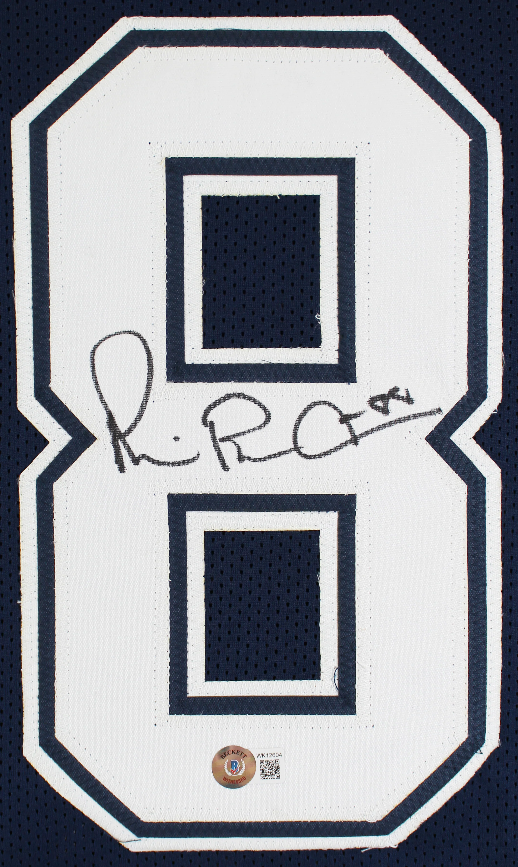 Michael Irvin Authentic Signed Navy Blue Pro Style Jersey BAS Witnessed 2 - Image 3