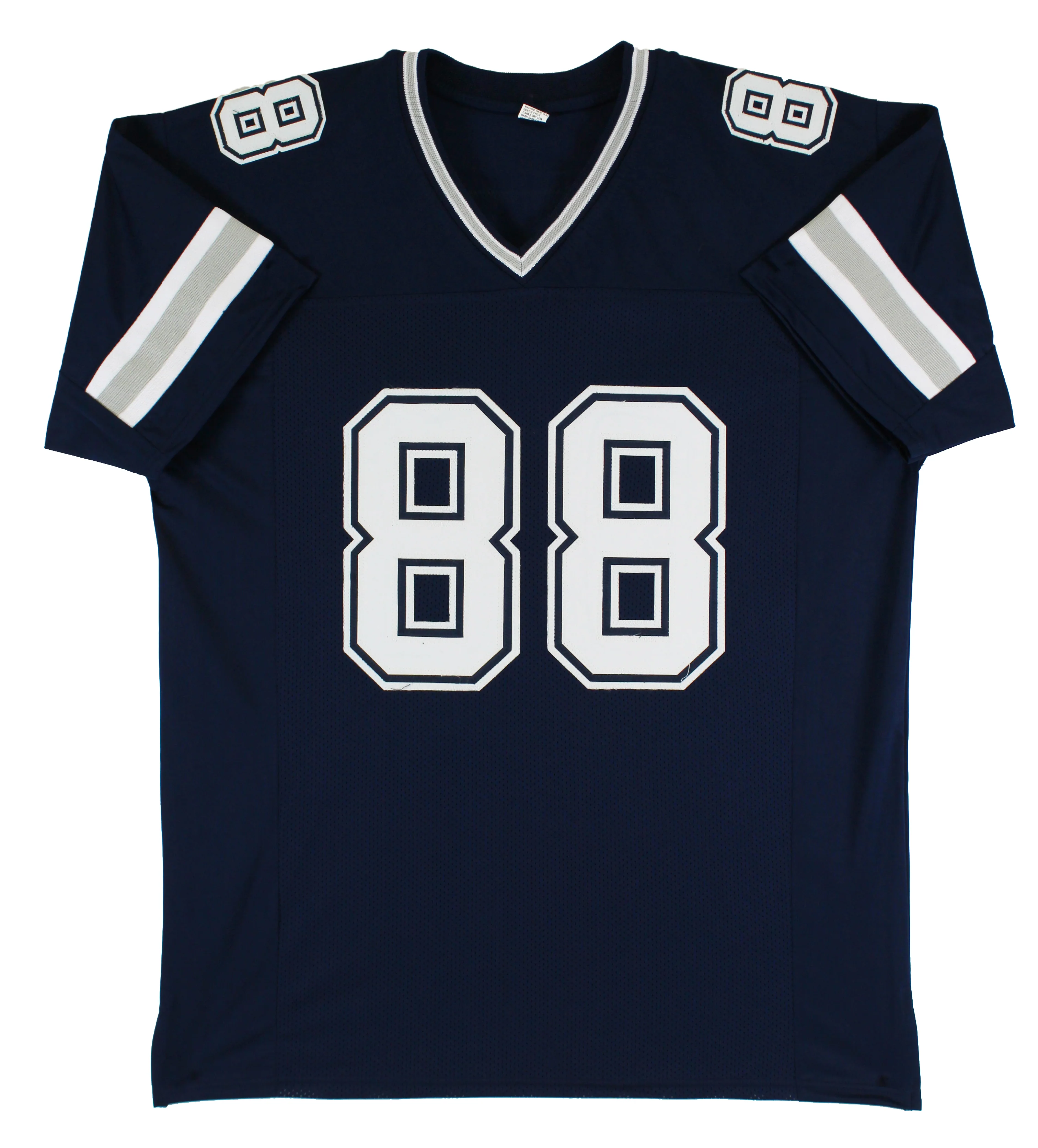 Michael Irvin Authentic Signed Navy Blue Pro Style Jersey BAS Witnessed 2 - Image 4