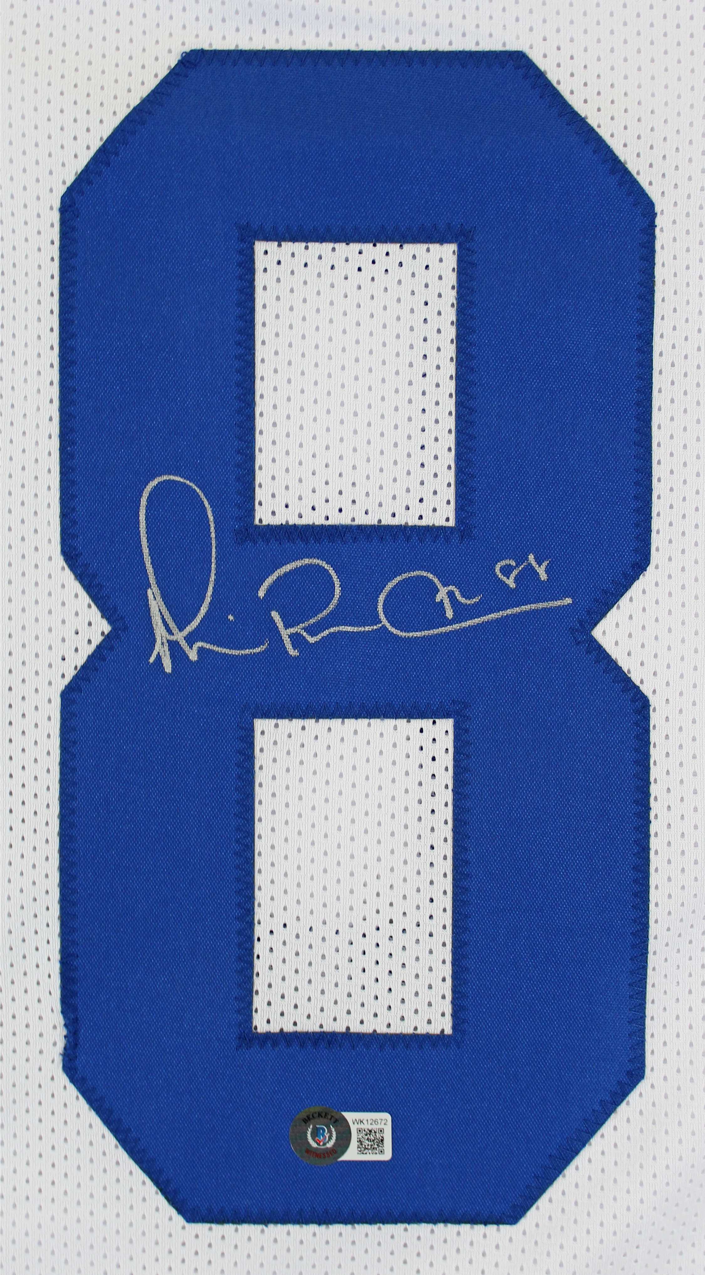 Michael Irvin Authentic Signed White Pro Style Framed Jersey BAS Witnessed 2 - Image 3