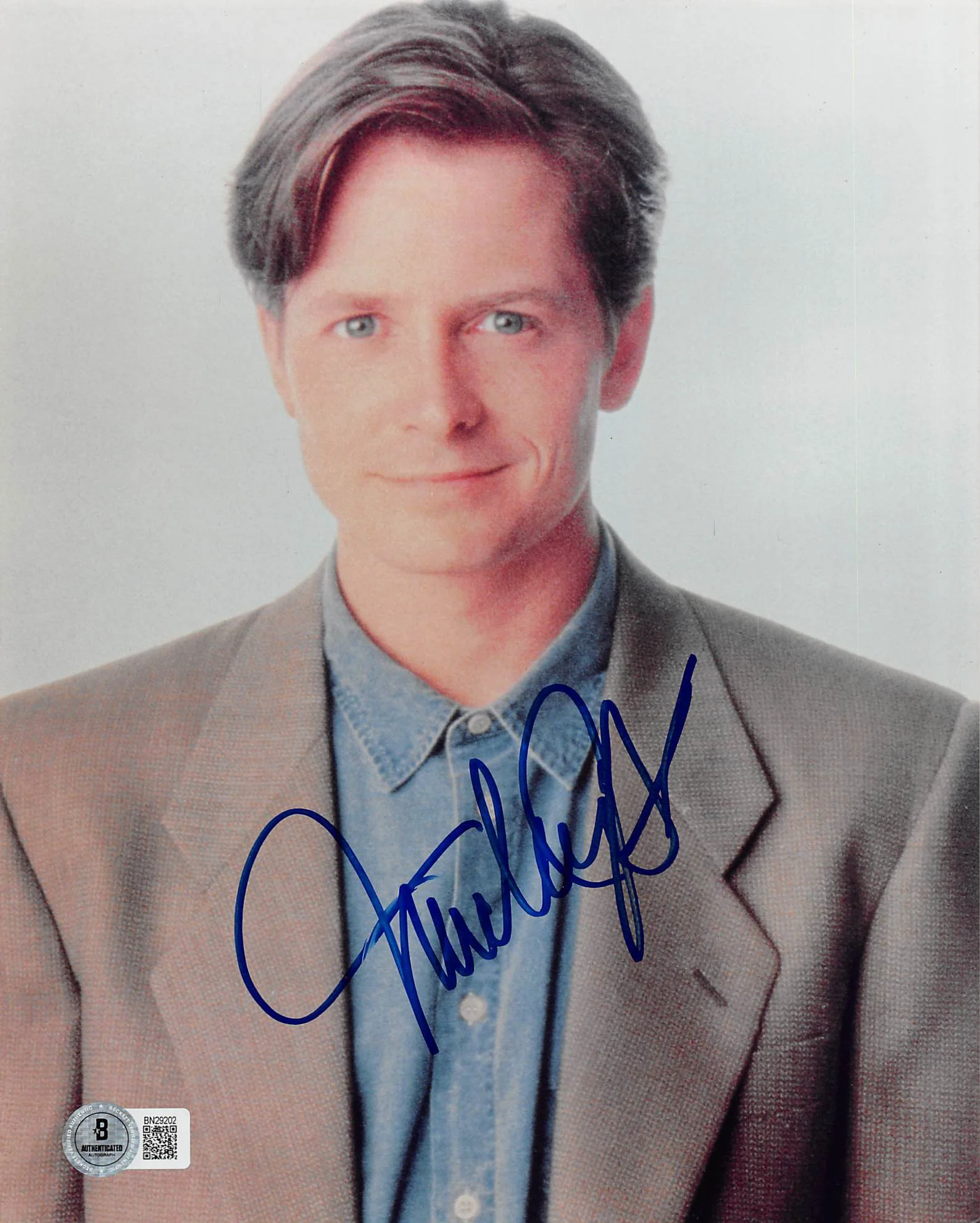 Michael J. Fox Back To The Future Authentic Signed 8x10 Photo BAS #BN29202 - Image 2
