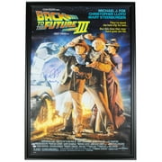 Michael J. Fox Signed Framed Back To The Future 3 32x46 Movie Poster Insc BAS - Image 5