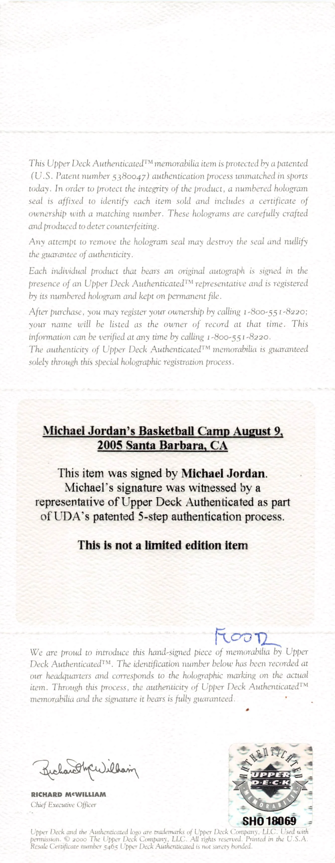 Michael Jordan & Magic Johnson Authentic Signed 8x10 Forum Floorboard PSA & UDA - Image 10
