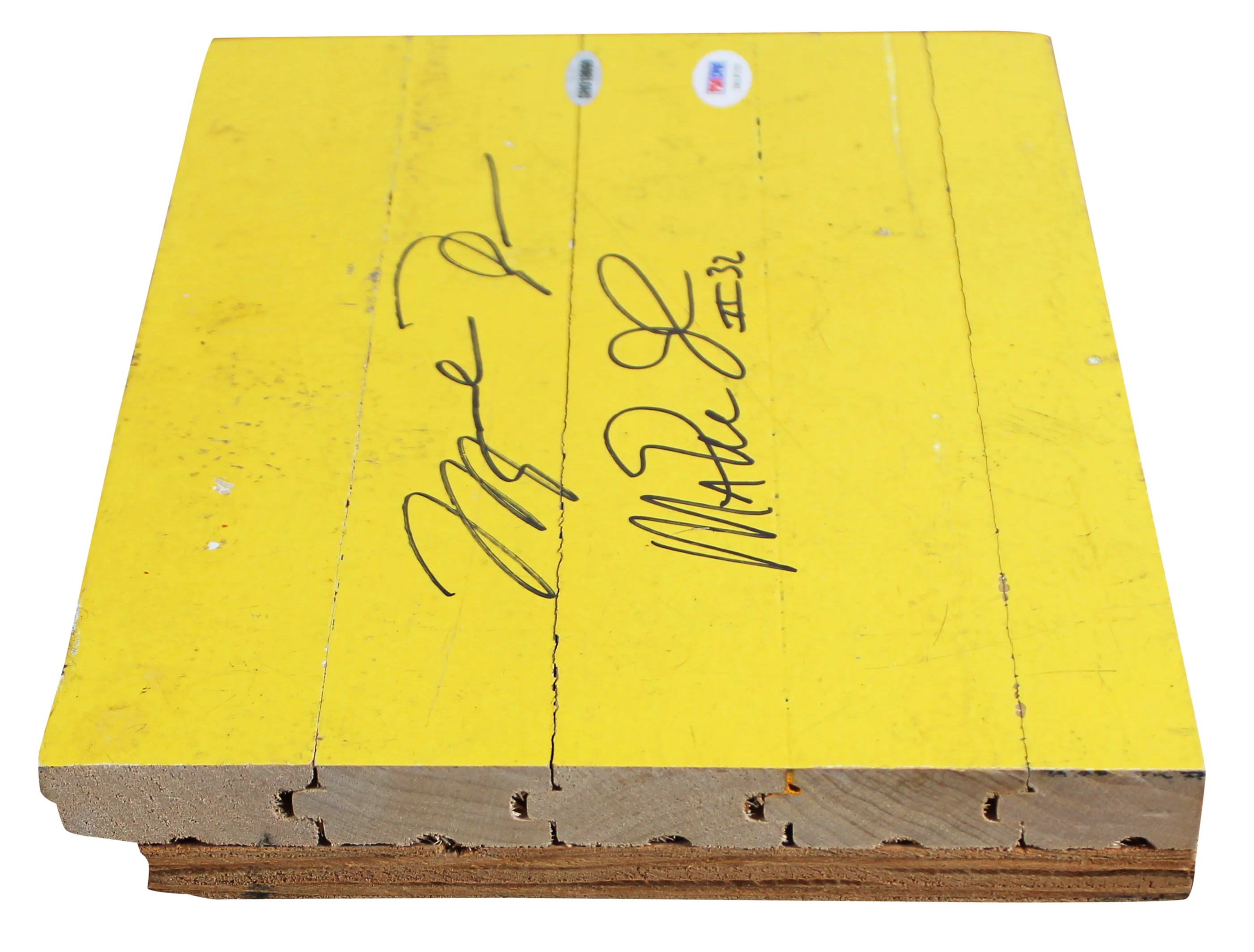 Michael Jordan & Magic Johnson Authentic Signed 8x10 Forum Floorboard PSA & UDA - Image 7