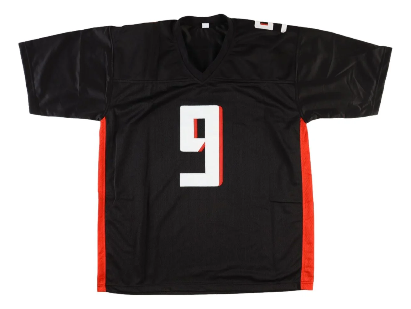 Michael Penix Jr Atlanta Signed Black Football Jersey BAS - Image 3