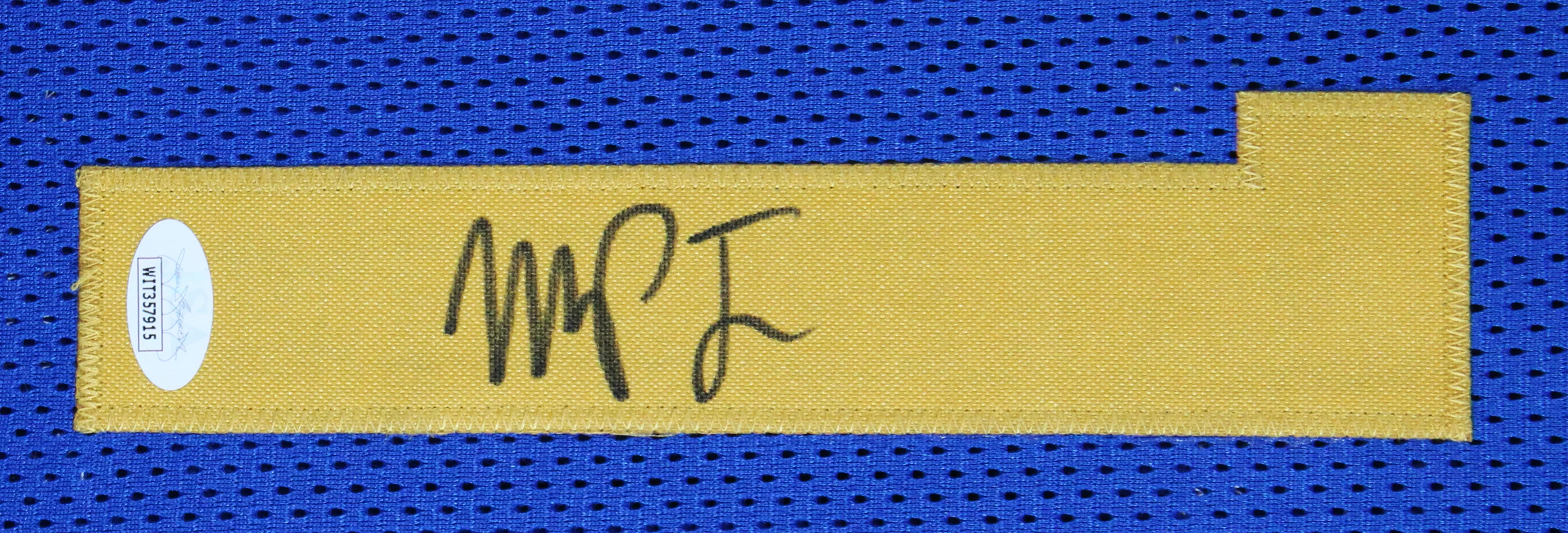 Michael Porter Jr. Signed Blue Pro Style Framed Jersey JSA Witness #WIT357915 - Image 3