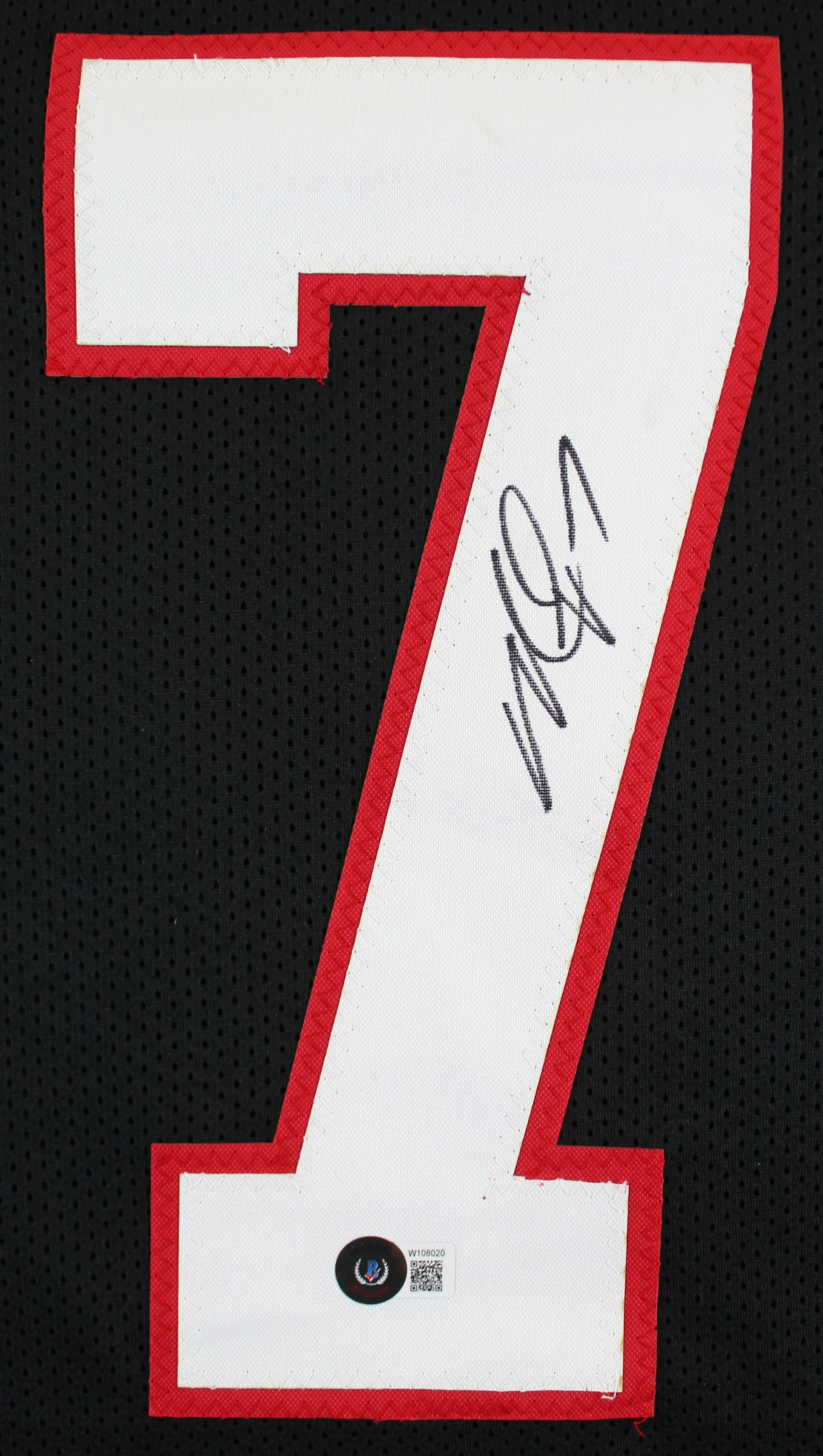Michael Vick Authentic Signed Black Pro Style Framed Jersey BAS Witnessed - Image 3