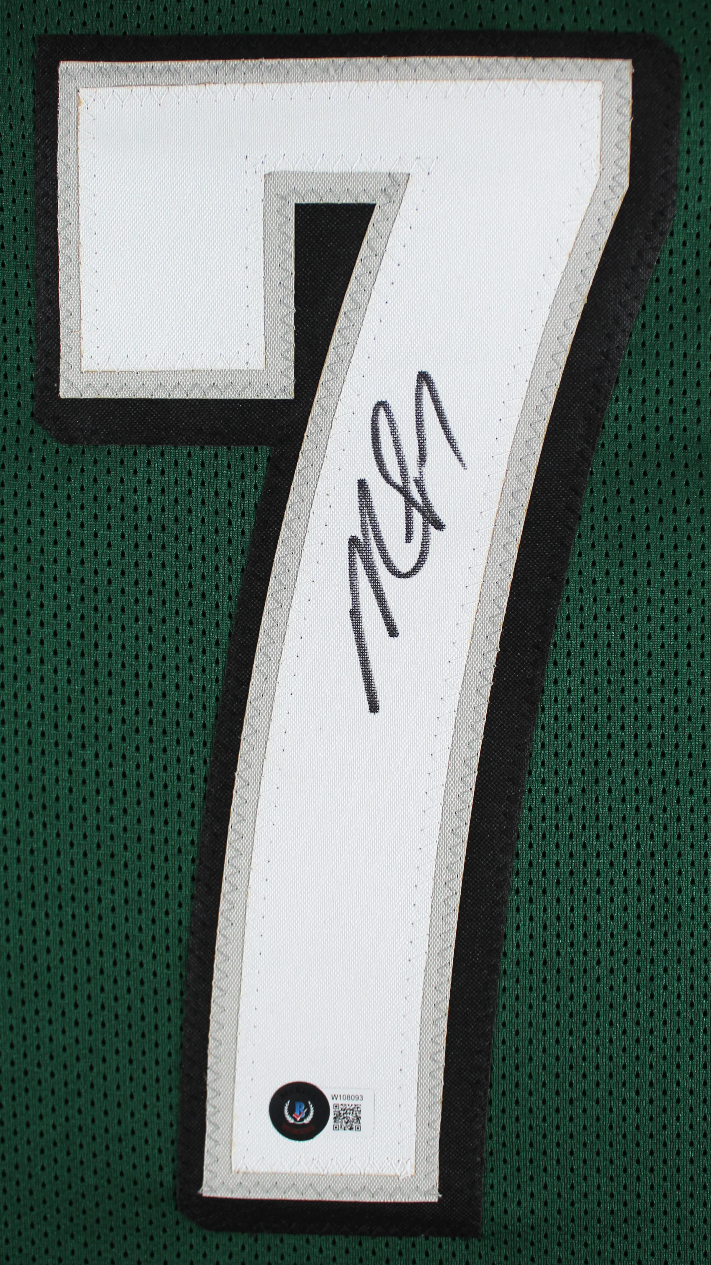 Michael Vick Authentic Signed Green Pro Style Jersey Autographed BAS Witnessed - Image 3