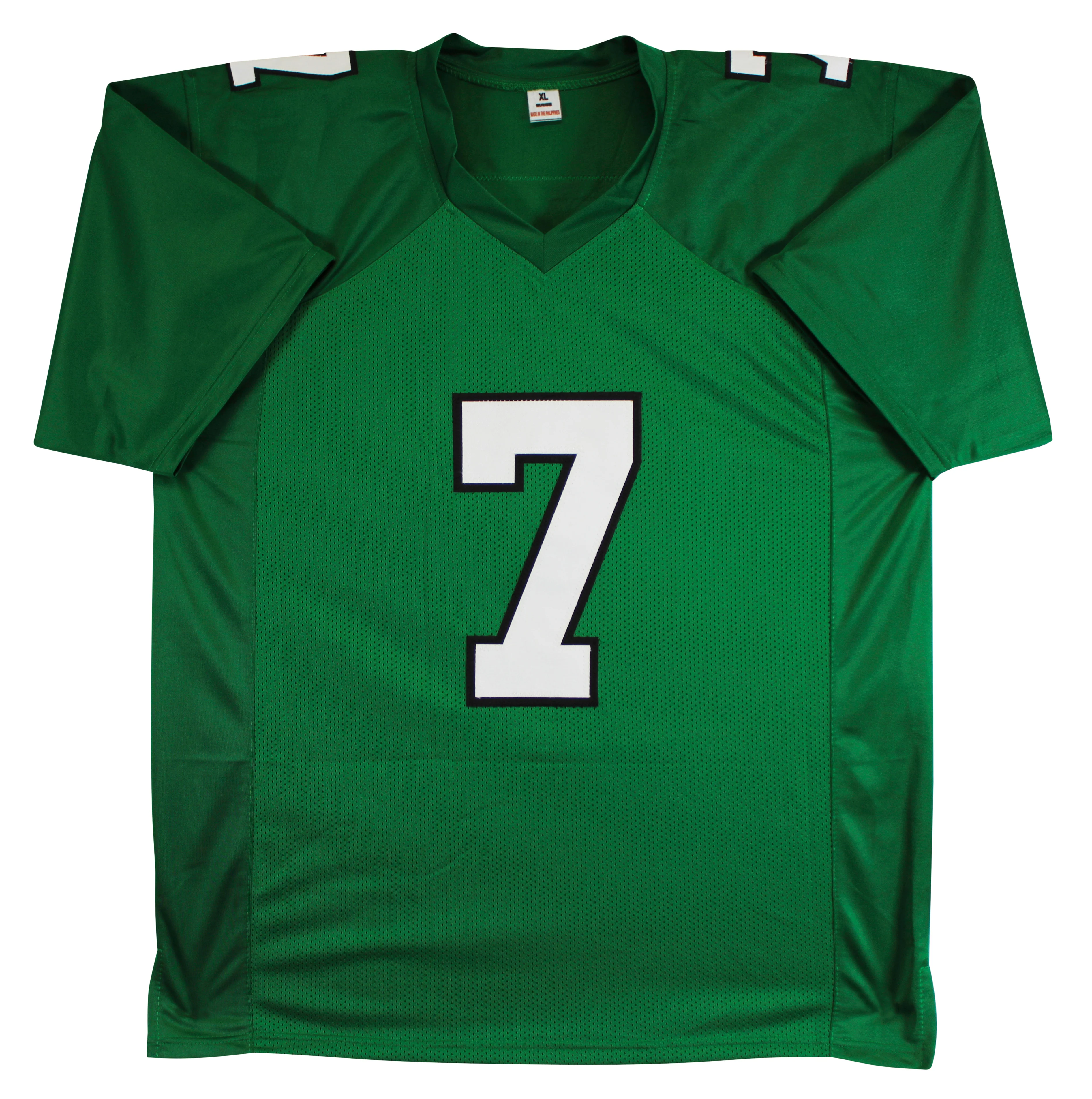 Michael Vick Authentic Signed Green Throwback Pro Style Jersey BAS Witnessed - Image 4