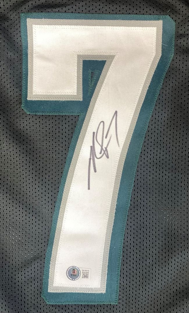 Michael Vick Philadelphia Signed Black Football Jersey BAS ITP - Image 2
