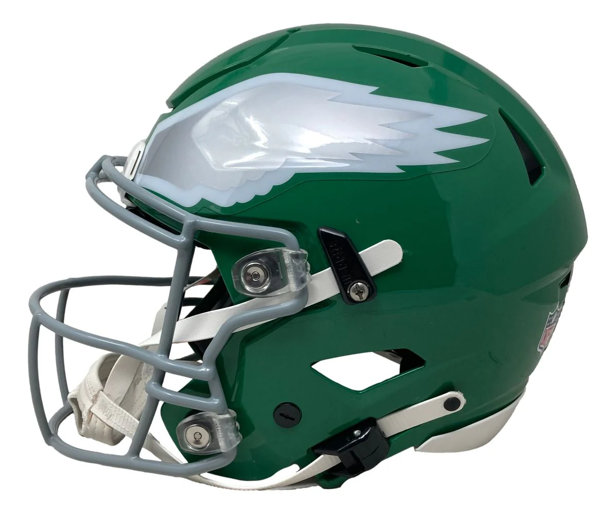 Michael Vick Signed Philadelphia Eagles FS Kelly Green SpeedFlex Helmet BAS - Image 3