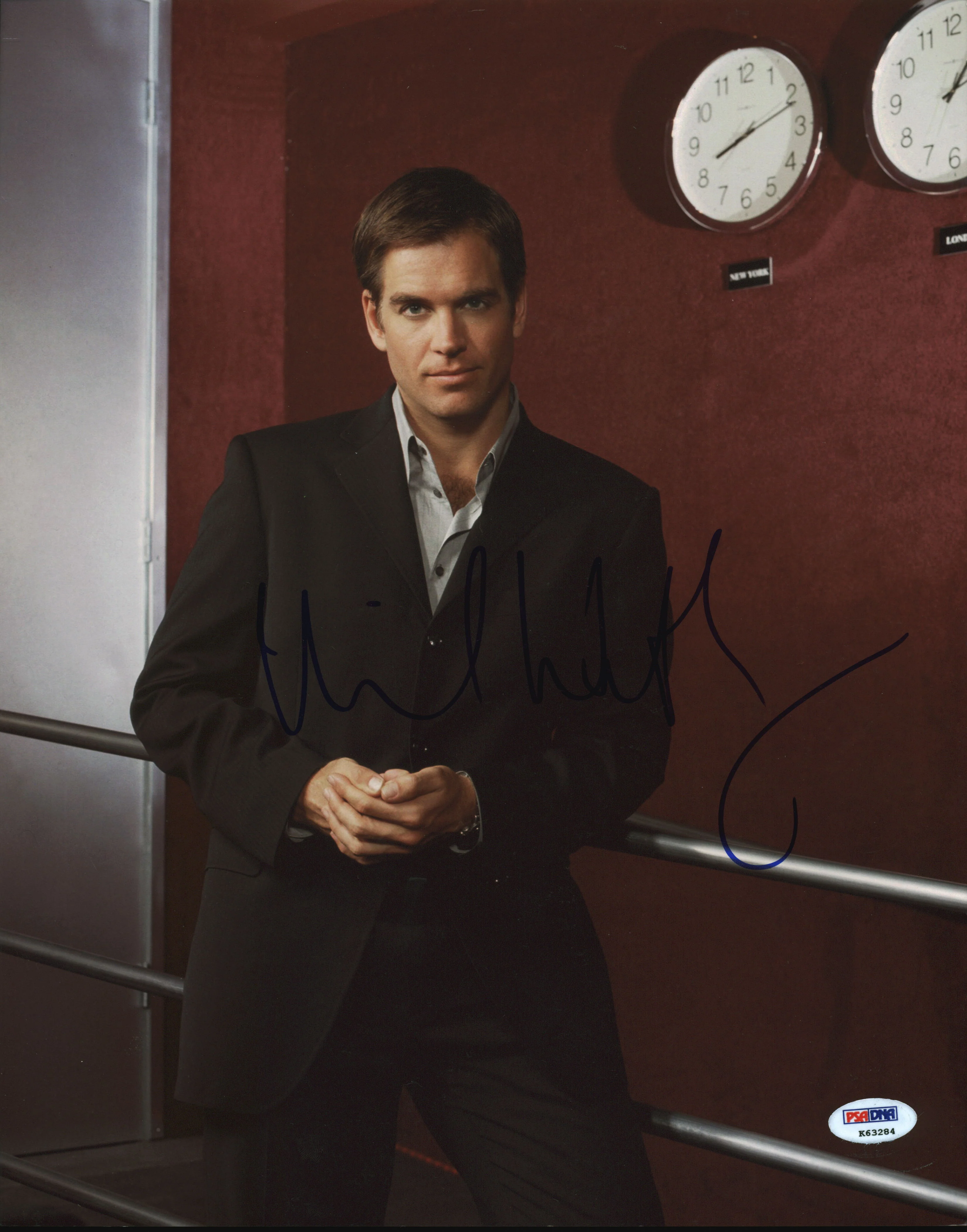 Michael Weatherly NCIS Authentic Signed 11x14 Photo Autographed PSA/DNA #K63284 - Image 2