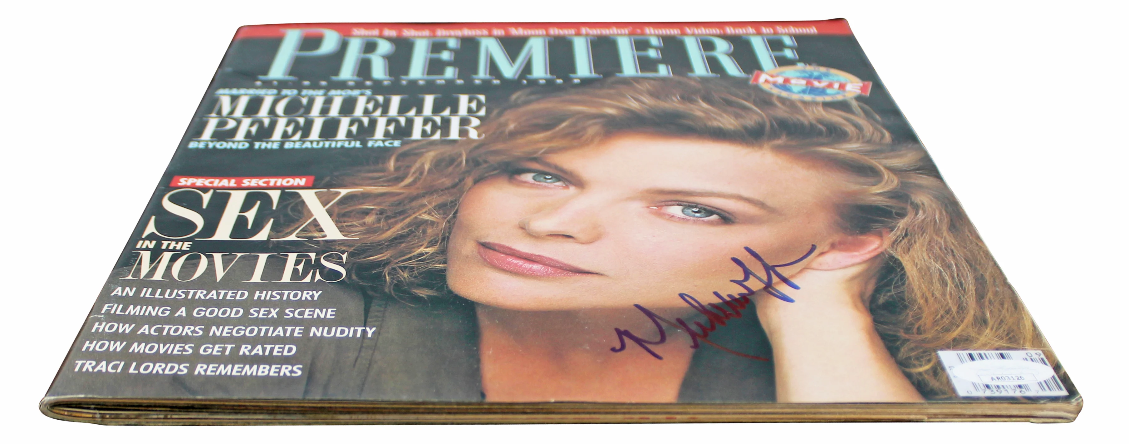 Michelle Pfeiffer Scarface Authentic Signed 1988 Premiere Magazine JSA #AR03126 - Image 6