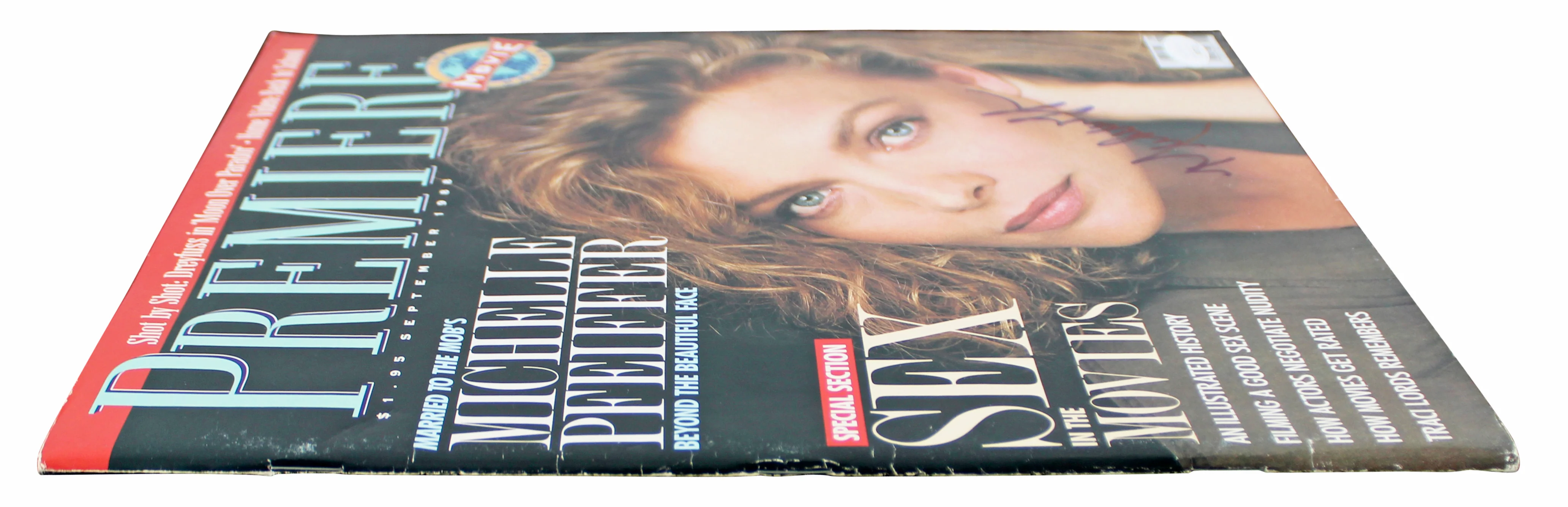 Michelle Pfeiffer Scarface Authentic Signed 1988 Premiere Magazine JSA #AR03126 - Image 7