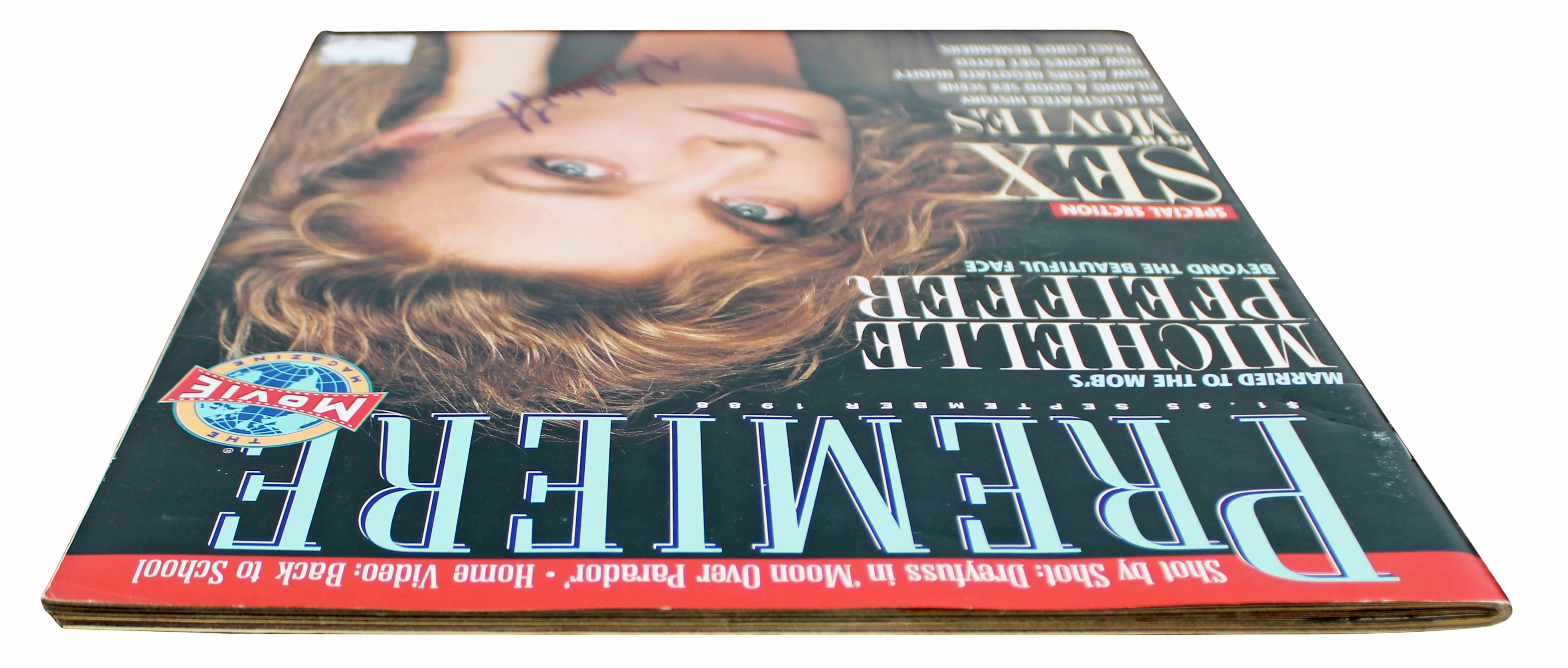 Michelle Pfeiffer Scarface Authentic Signed 1988 Premiere Magazine JSA #AR03126 - Image 9