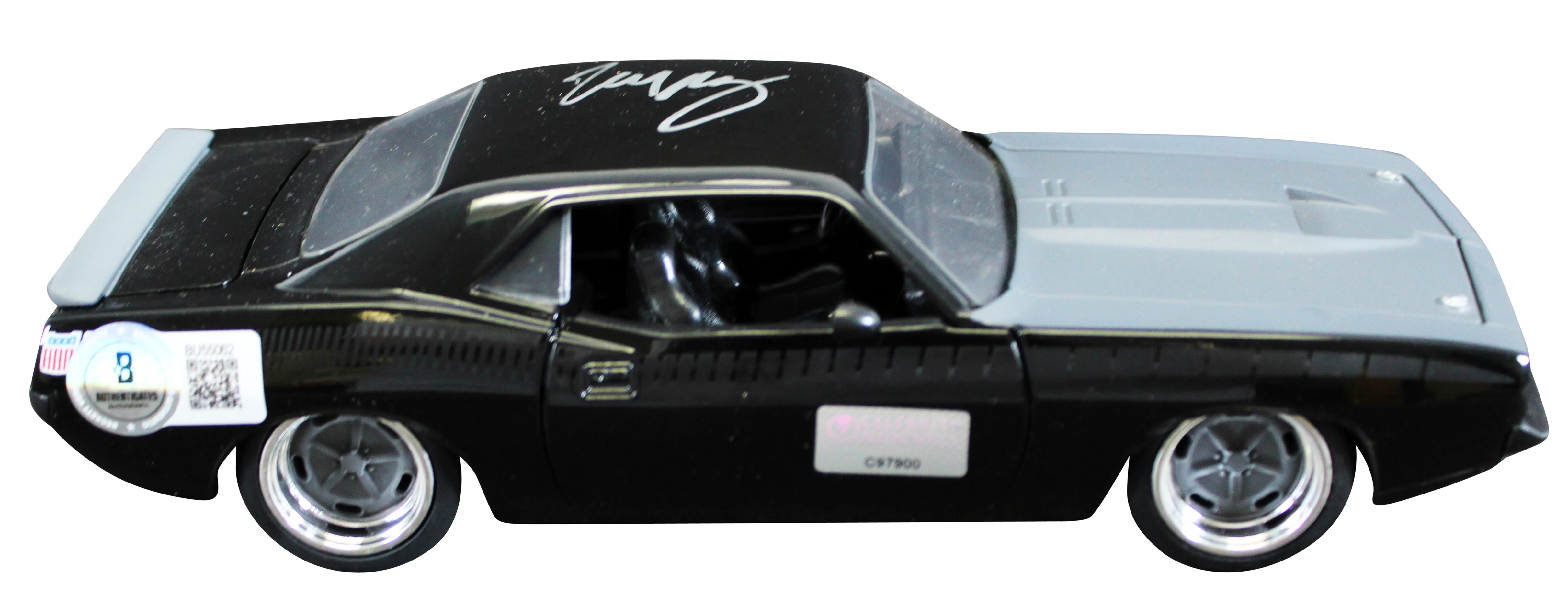 Michelle Rodriguez Fast And Furious Signed Barracuda 1:24 Die Cast Metal Car BAS - Image 5