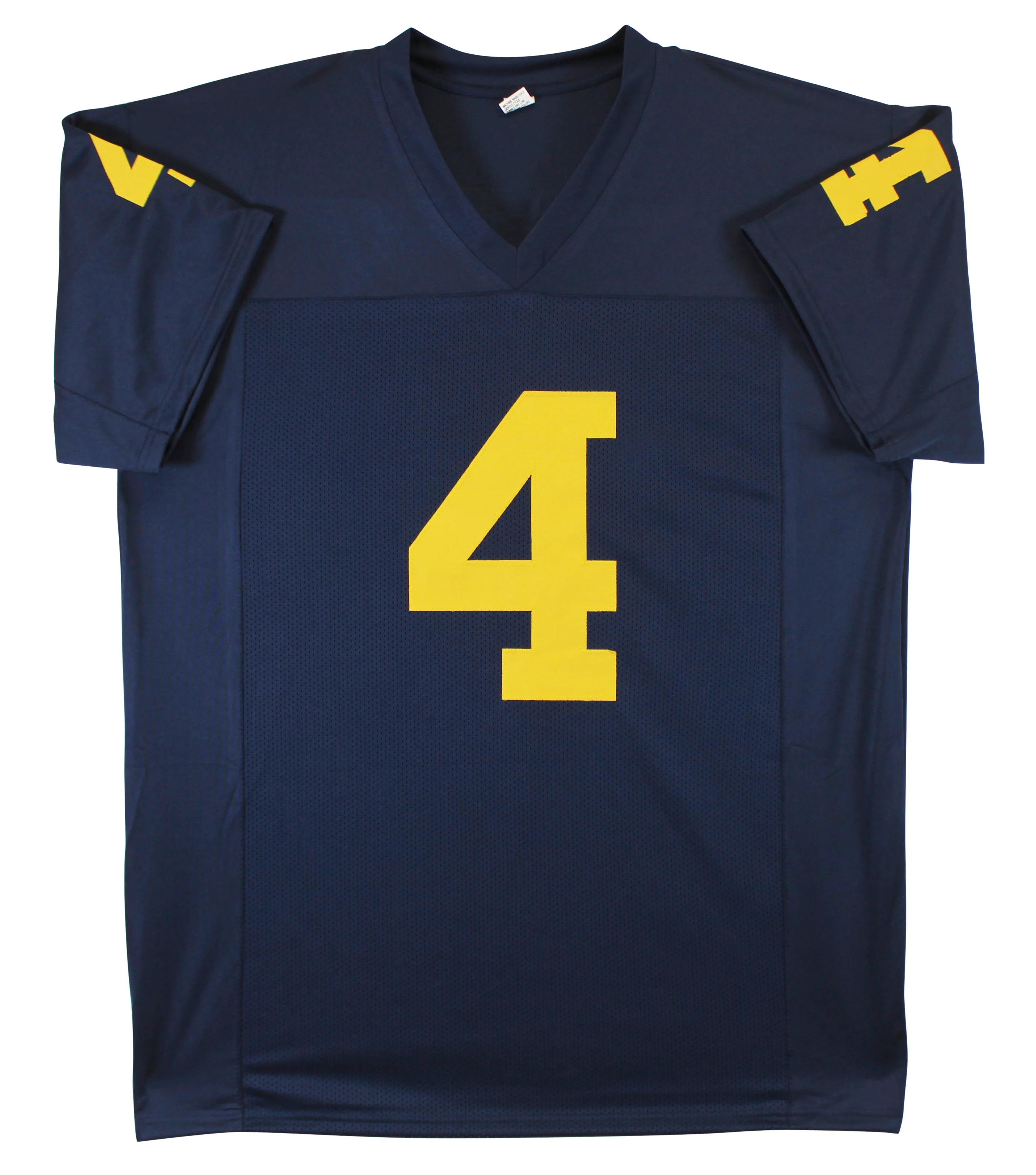 Michigan Nico Collins Authentic Signed Navy Blue Pro Style Jersey BAS Witnessed - Image 4