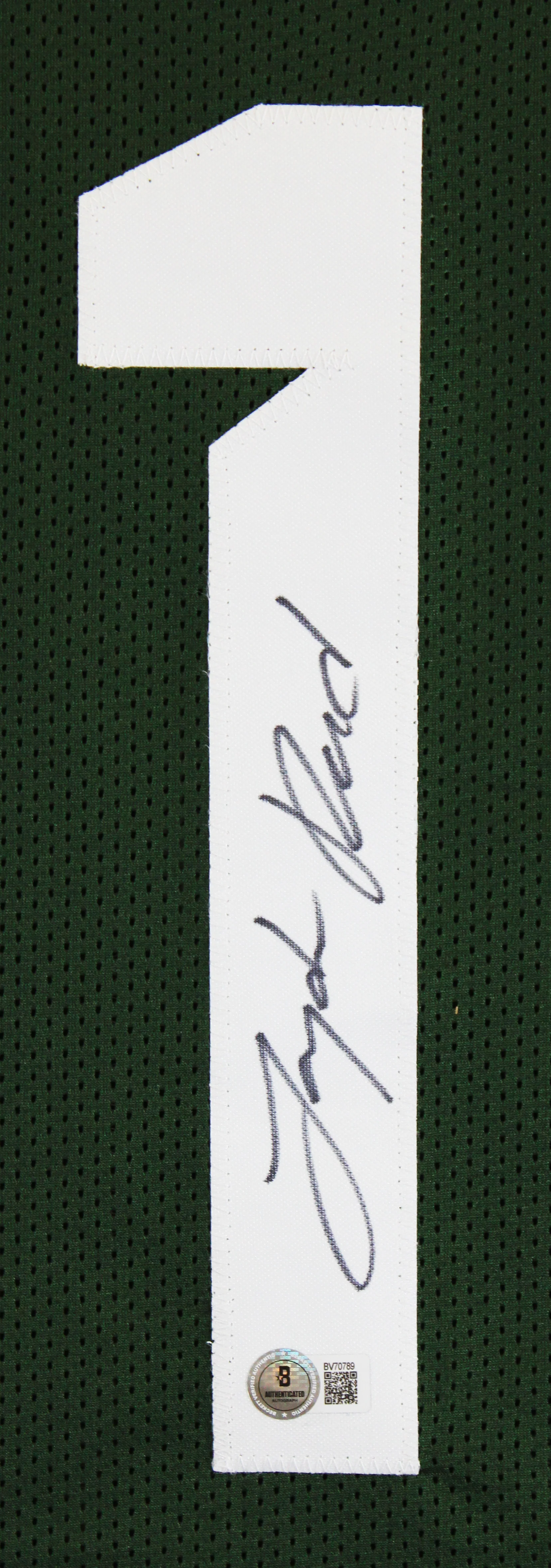 Michigan State Jayden Reed Authentic Signed Green Pro Style Jersey BAS - Image 3