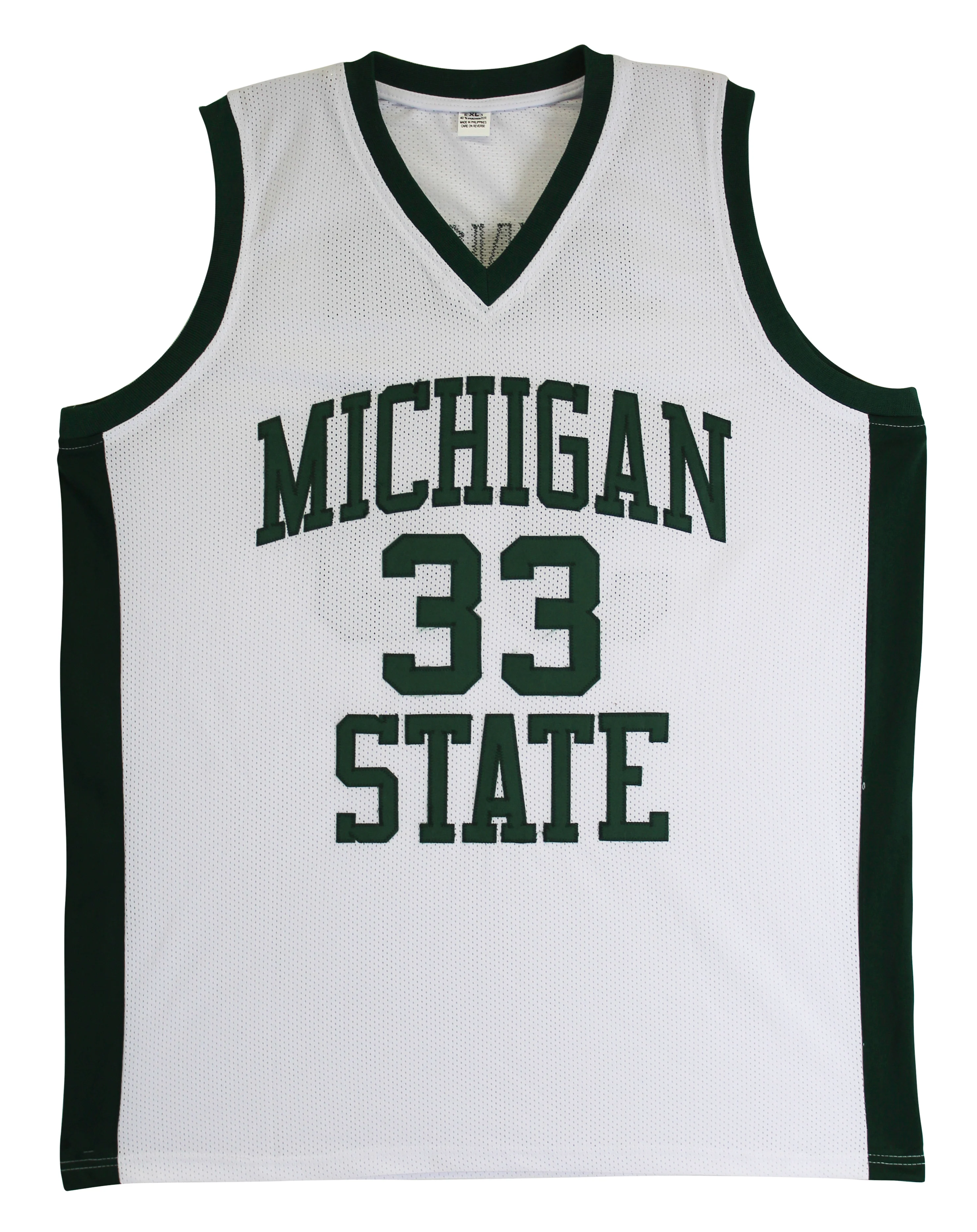 Michigan State Magic Johnson Authentic Signed White Jersey BAS Witnessed - Image 4