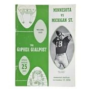 Michigan State vs Minnesota November 17 1956 Official Game Program - Image 3
