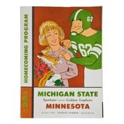 Michigan State vs Minnesota November 3 1962 Official Game Program - Image 3