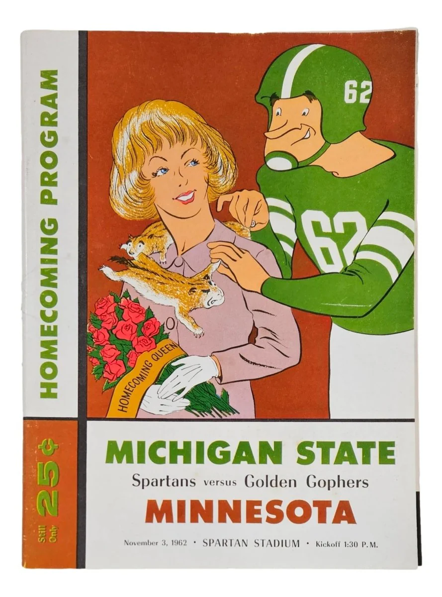 Michigan State vs Minnesota November 3 1962 Official Game Program - Image 4
