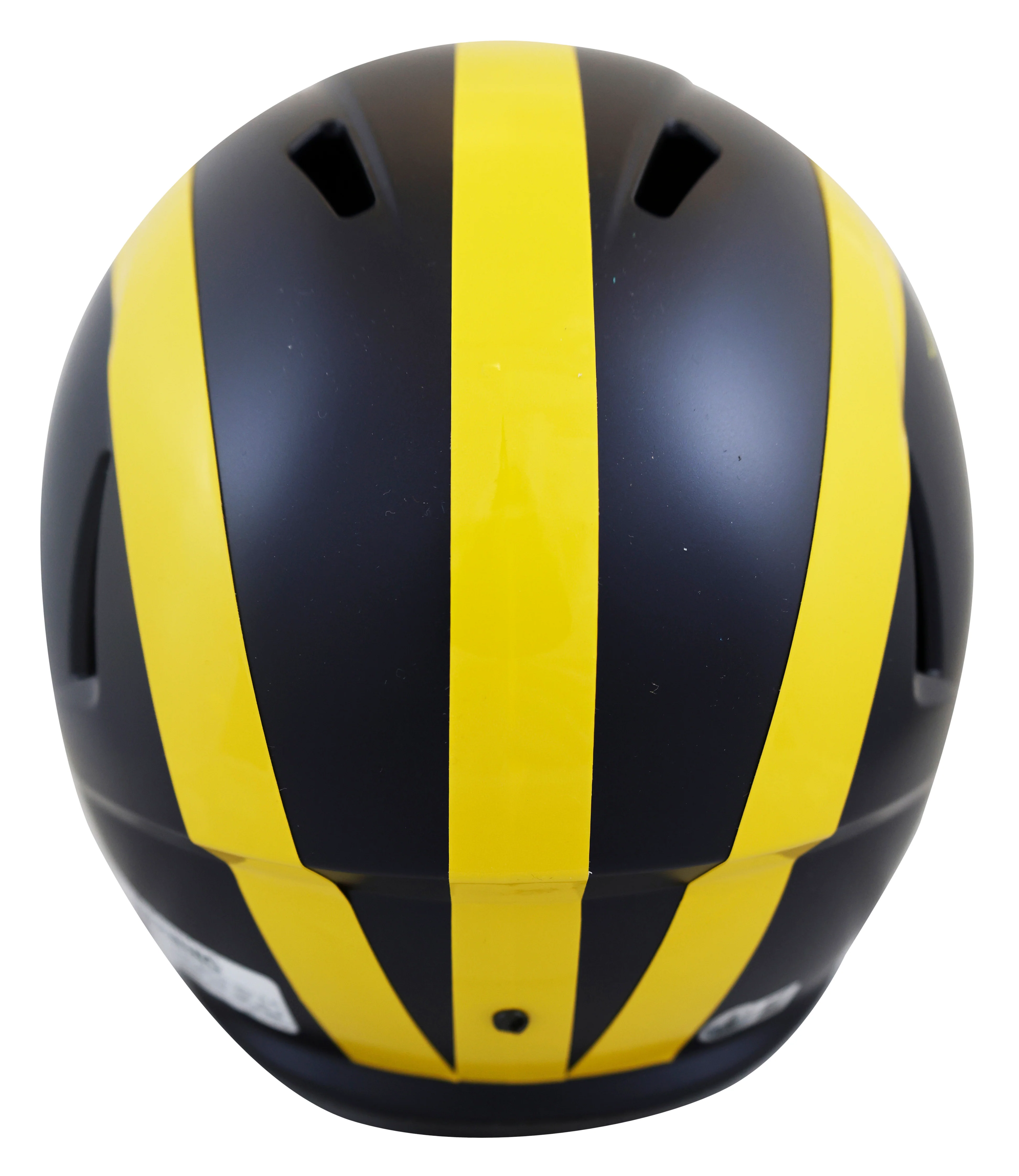 Michigan Ty Law "Go Blue" Signed Full Size Speed Rep Helmet W/ Case BAS Witness - Image 4