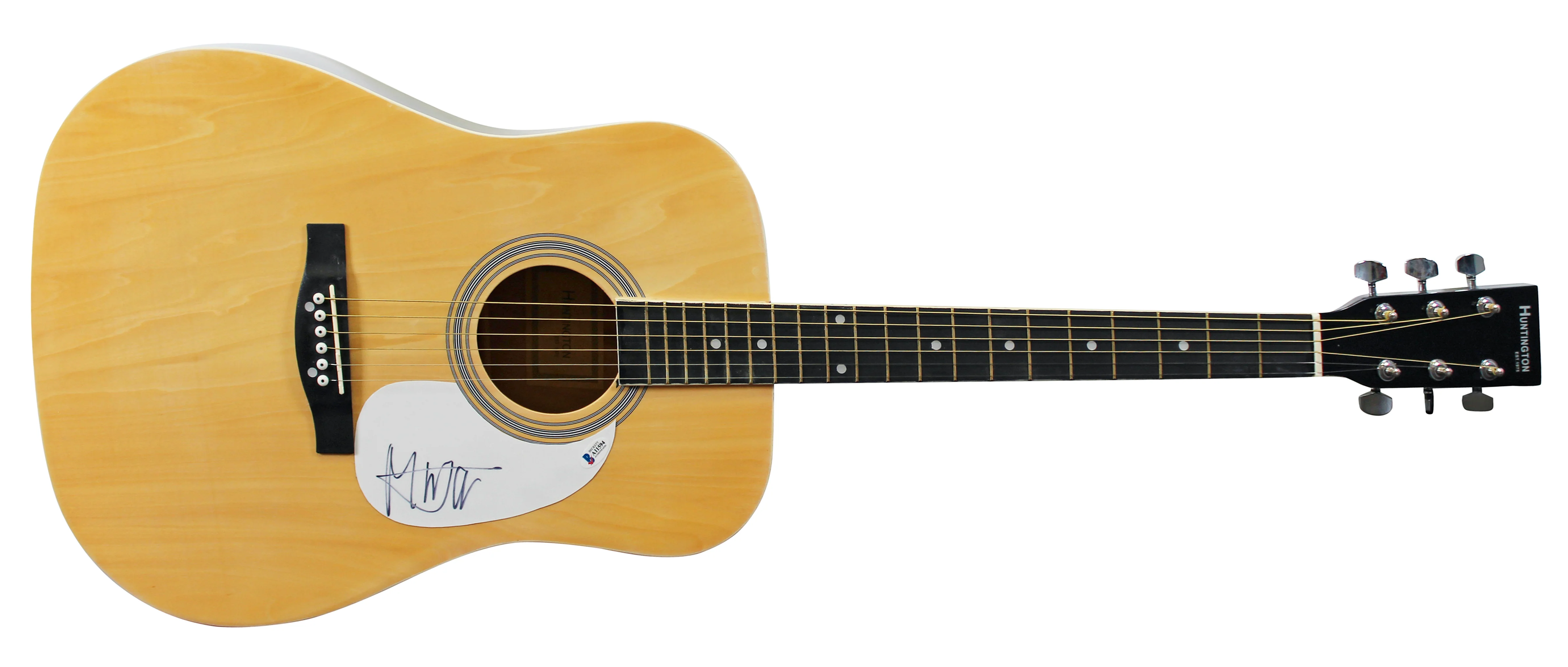 Mick Jagger Rolling Stones Authentic Signed Natural Acoustic Guitar BAS #A11594 - Image 4