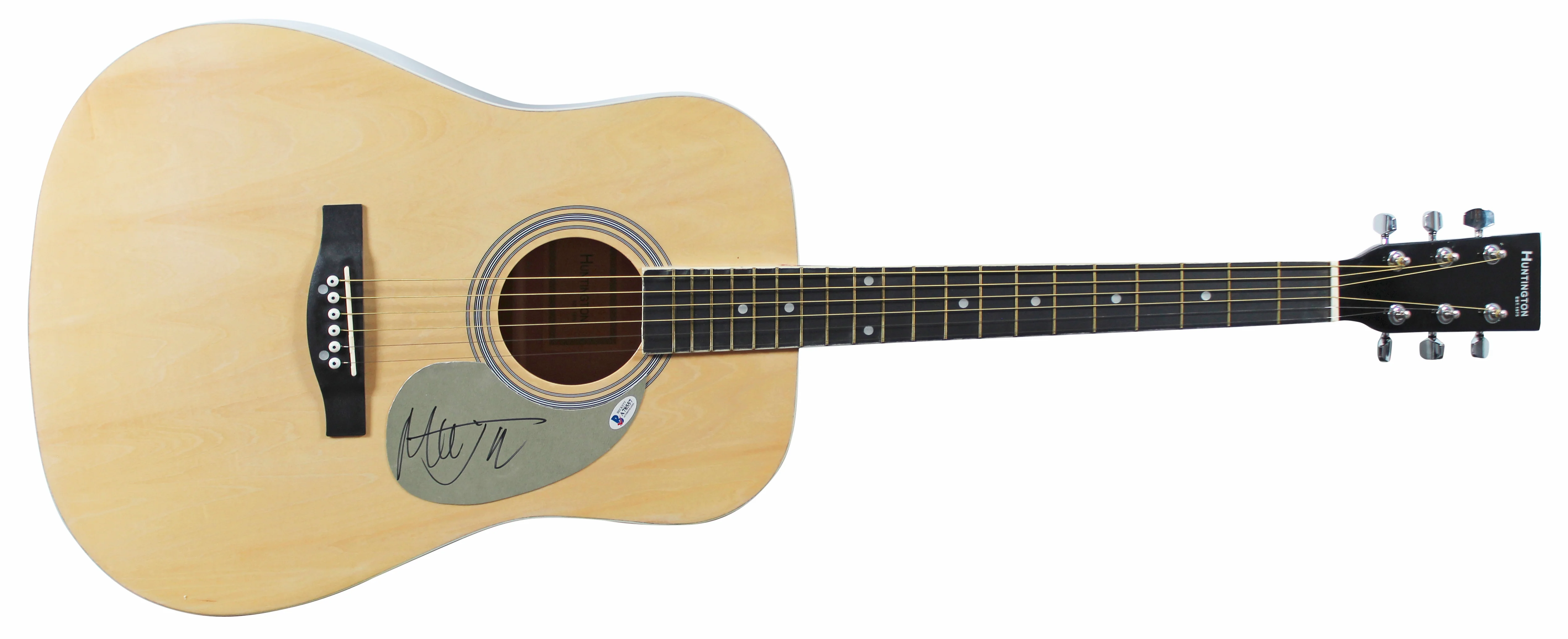 Mick Jagger Rolling Stones Authentic Signed Natural Acoustic Guitar BAS #A78557 - Image 4