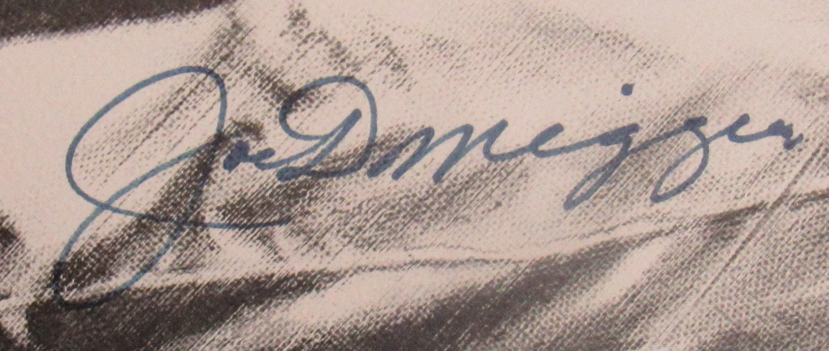 Joe DiMaggio Signed 23x28 Vintage Poster JSA BB04725 - Image 2
