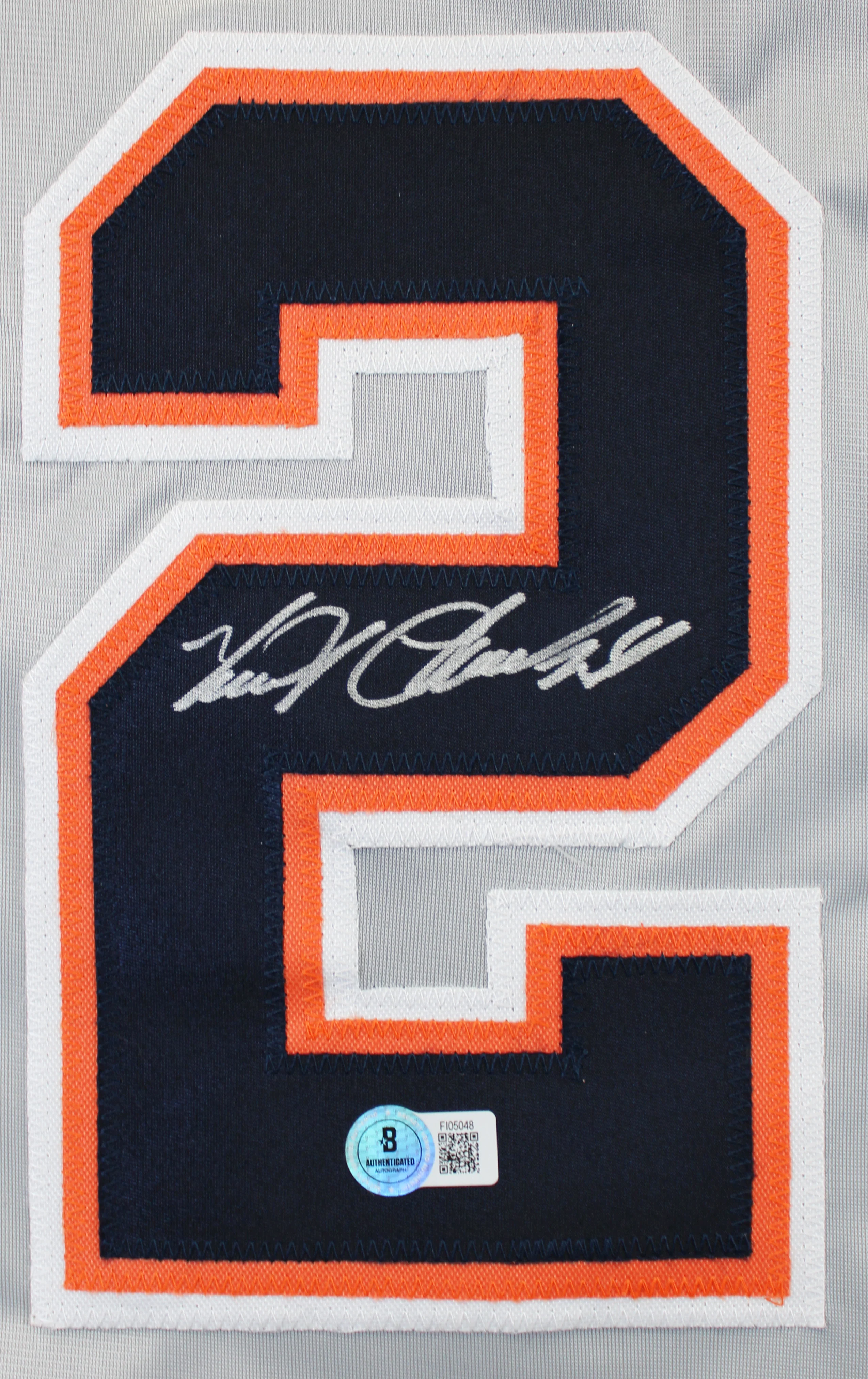 Miguel Cabrera Authentic Signed Grey Pro Style Jersey Autographed BAS - Image 3
