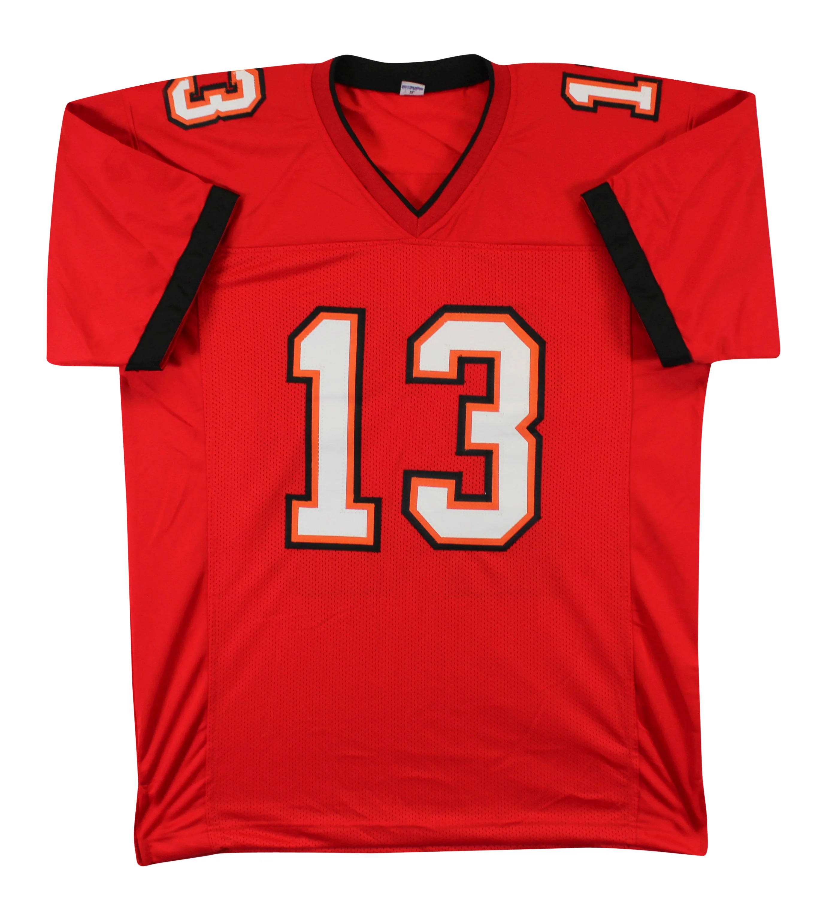 Mike Evans Authentic Signed Red Pro Style Jersey Autographed BAS Witnessed 2 - Image 4
