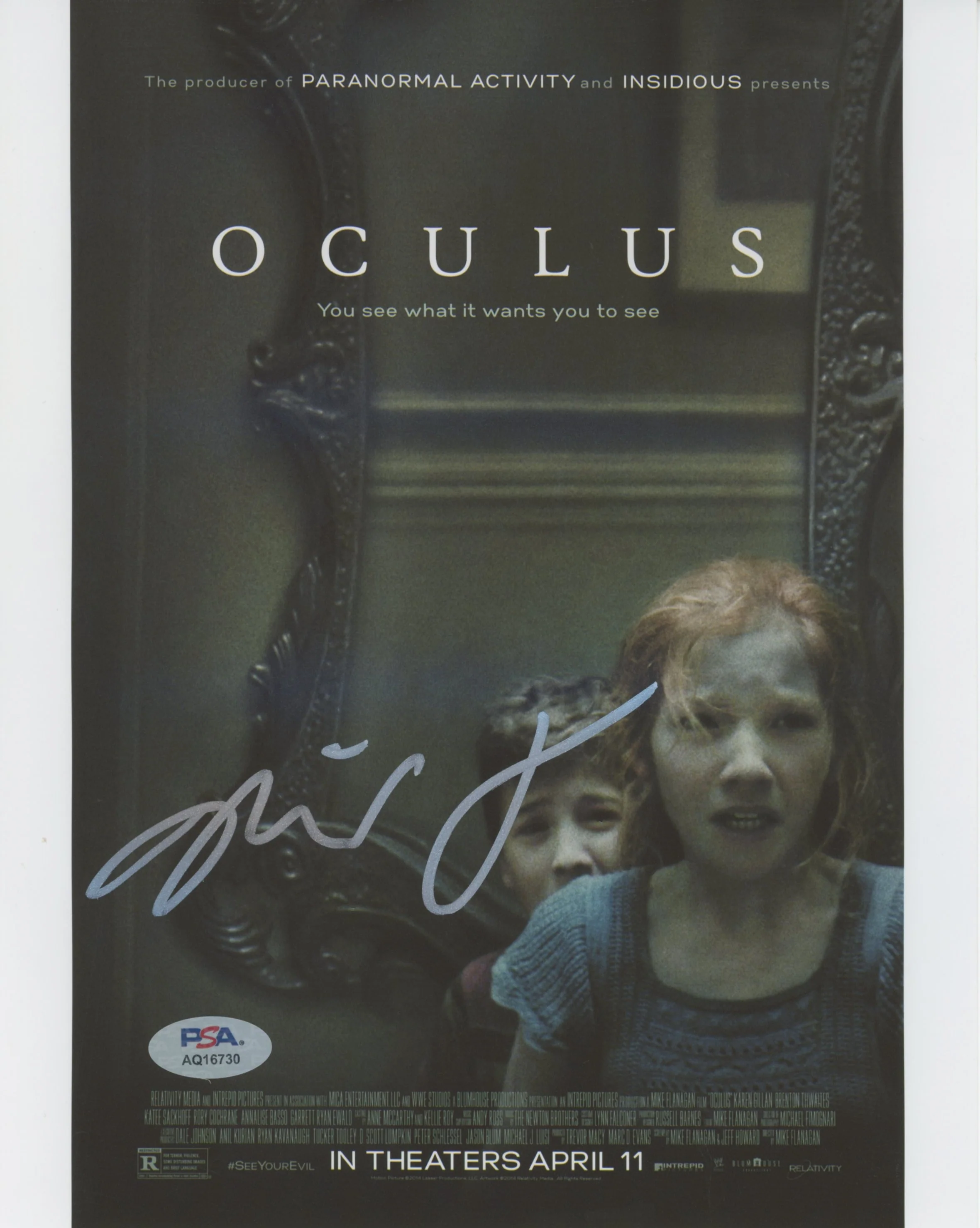 Mike Flanagan Oculus Authentic Signed 8x10 Photo Autographed PSA/DNA #AQ16730