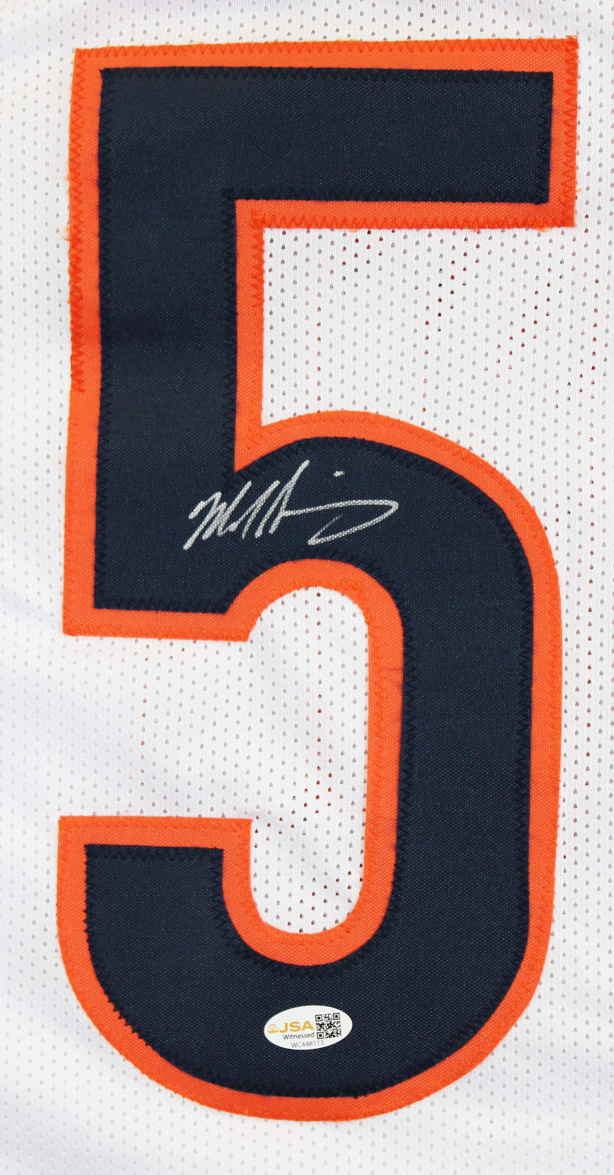 Mike Singletary Authentic Signed White Pro Style Jersey Autographed JSA Witness - Image 3