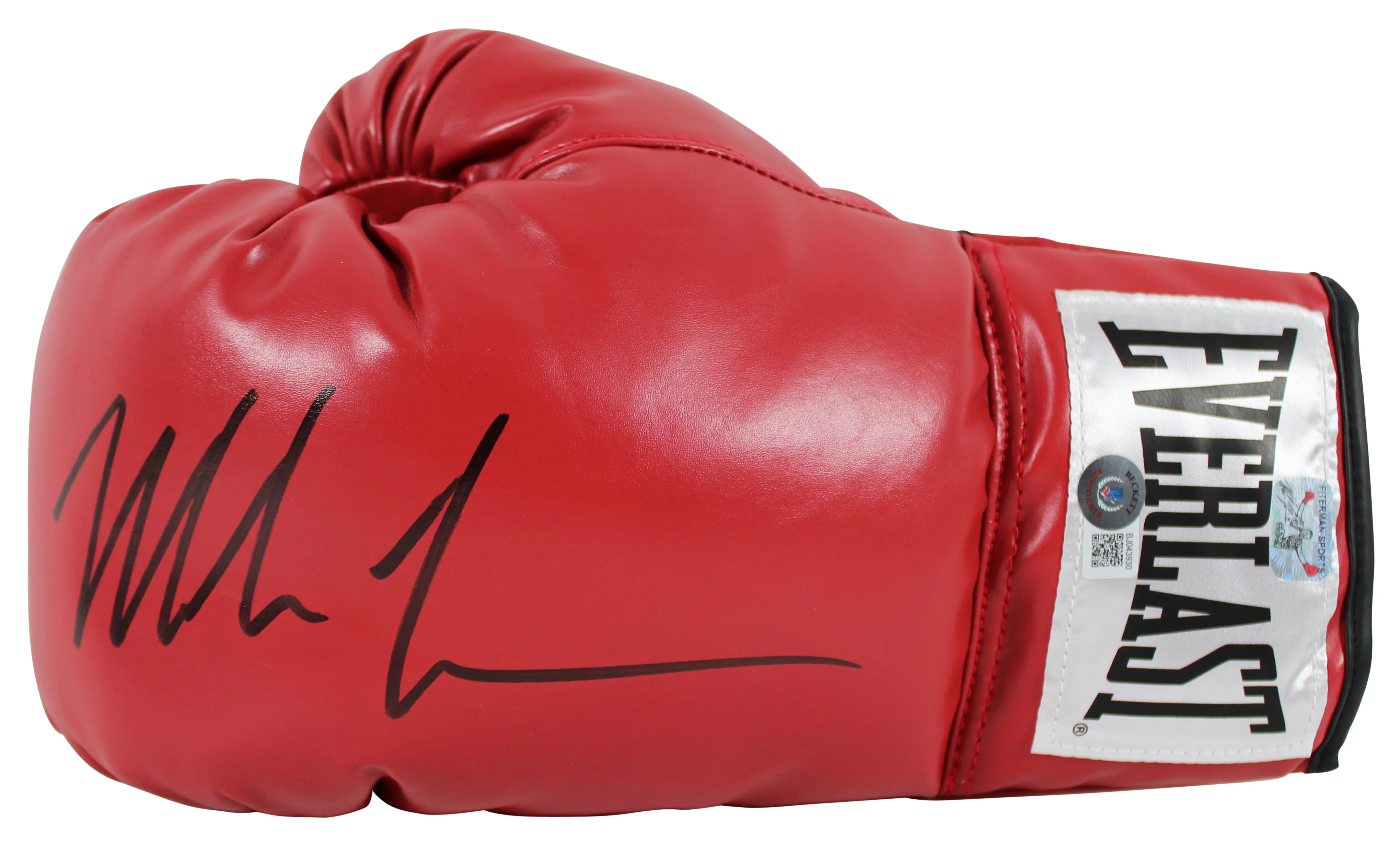 Mike Tyson Authentic Signed Left Hand Red Everlast Boxing Glove BAS - Image 2