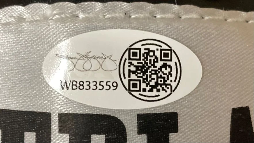 Mike Tyson Signed Black Everlast Left Hand Boxing Glove JSA QR Hologram - Image 2