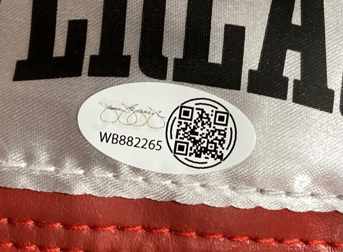 Mike Tyson Signed Red Everlast Right Hand Boxing Glove JSA QR Hologram - Image 2