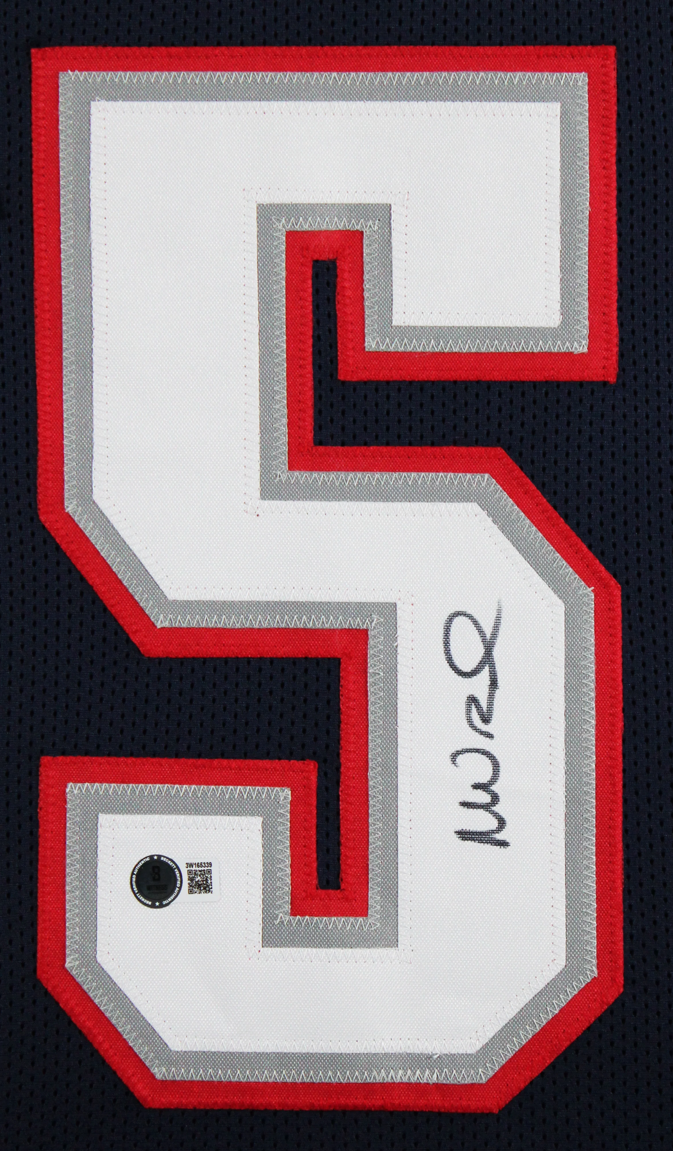 Mike Vrabel Authentic Signed Navy Pro Style Framed Jersey BAS Witnessed - Image 3