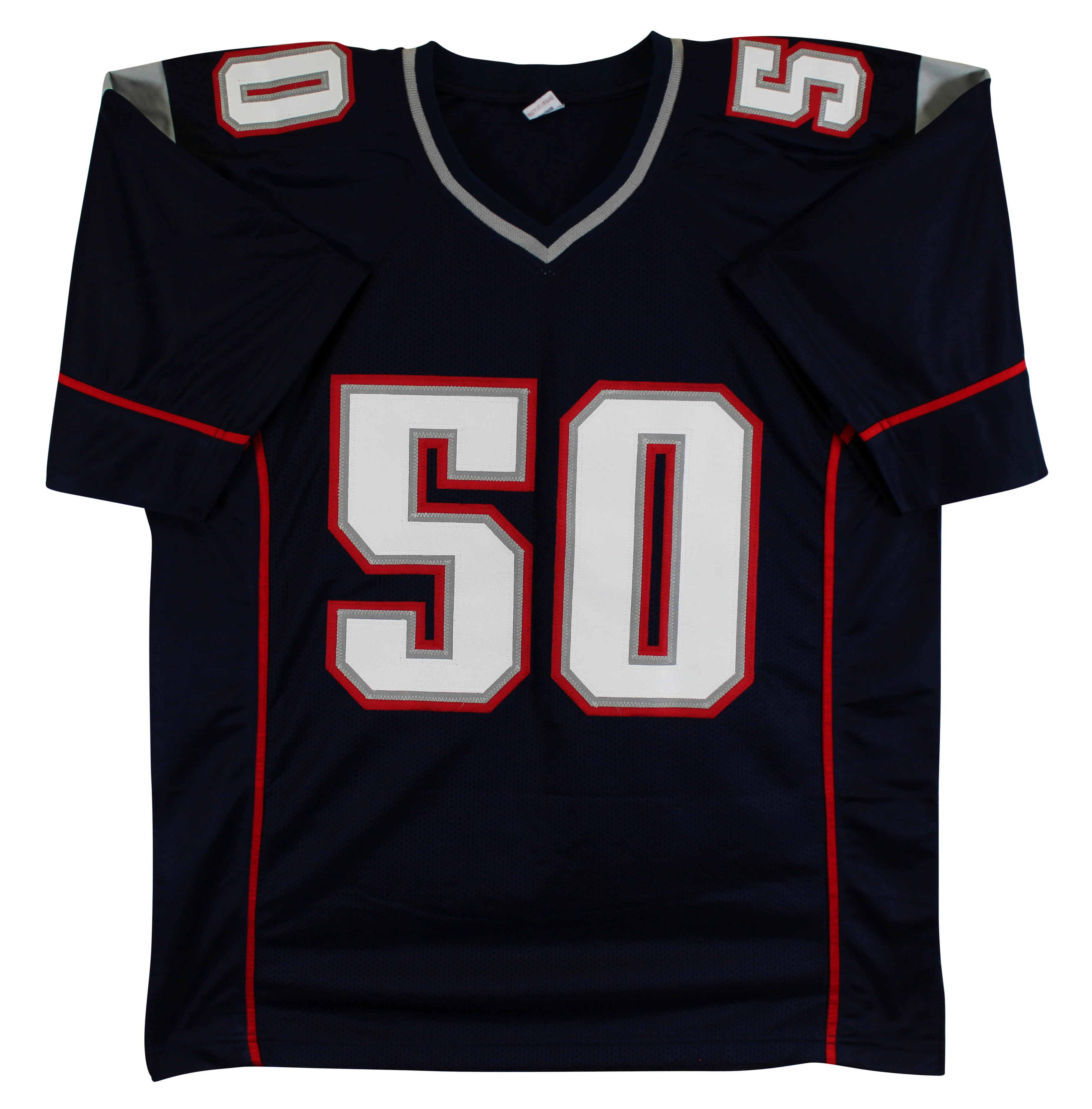 Mike Vrabel Authentic Signed Navy Pro Style Jersey Autographed BAS Witnessed - Image 4