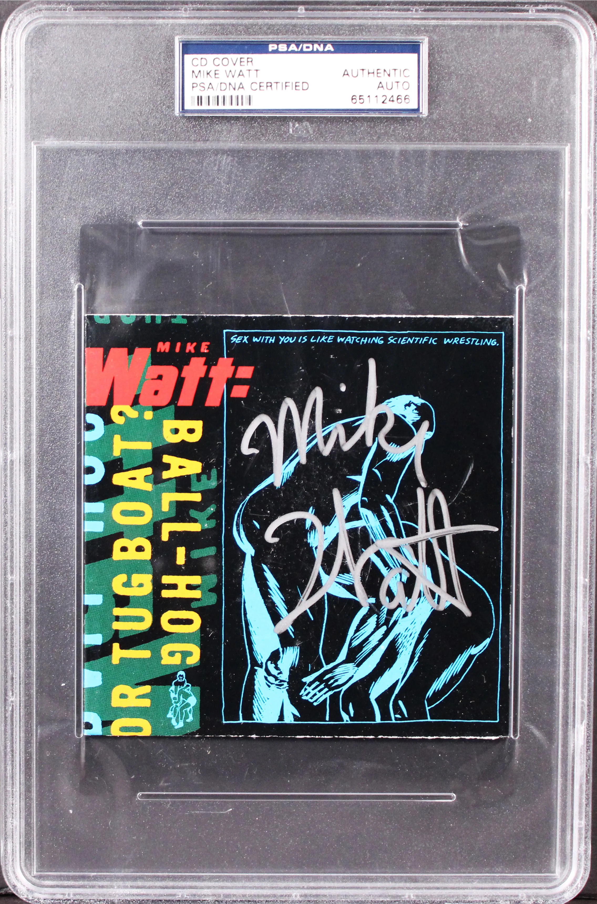 Mike Watt Authentic Signed Ball Hog Or Tugboat? Cd Cover PSA/DNA Slabbed - Image 2