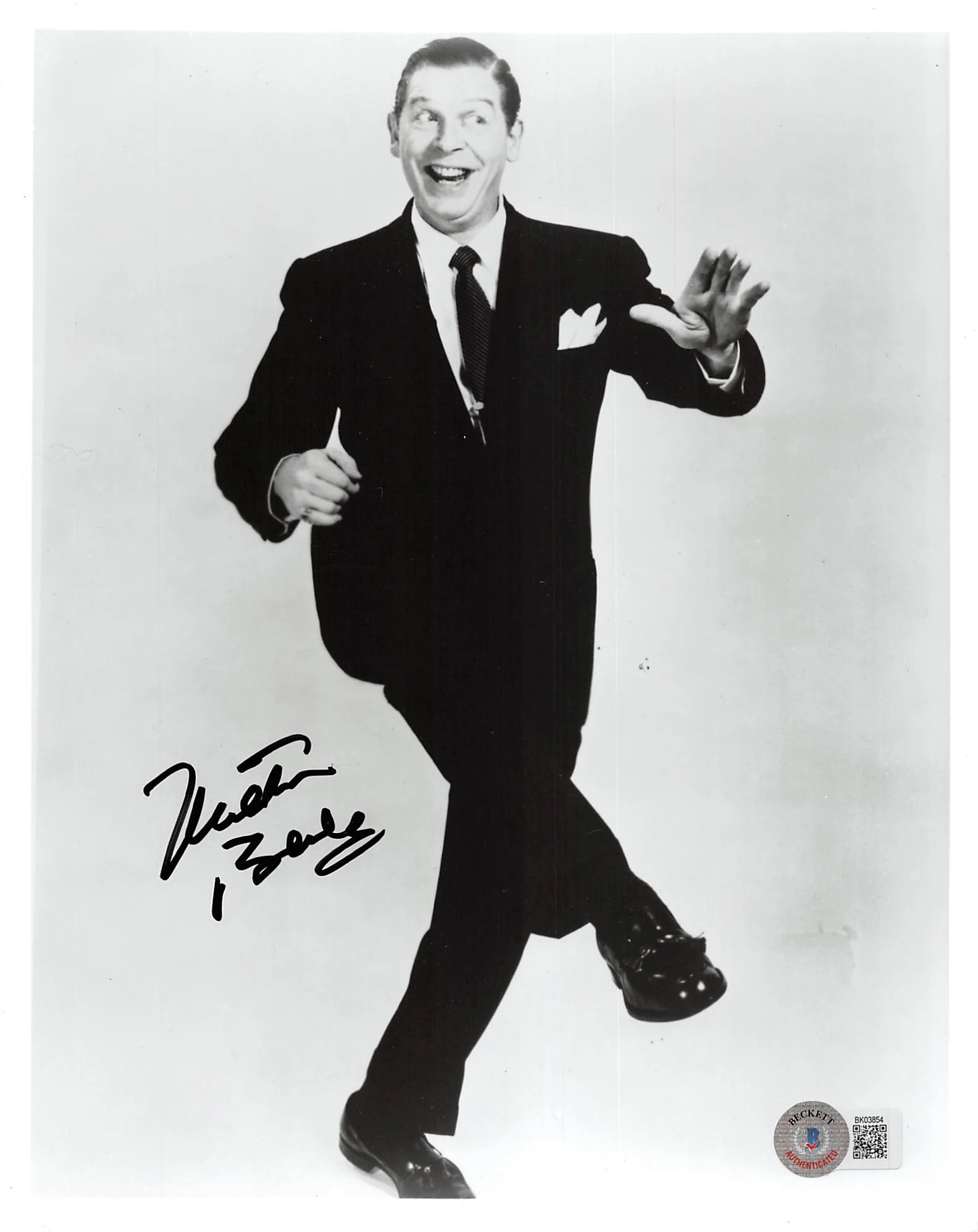 Milton Berle Texaco Star Theater Authentic Signed 8x10 Photo BAS #BK03854 - Image 2